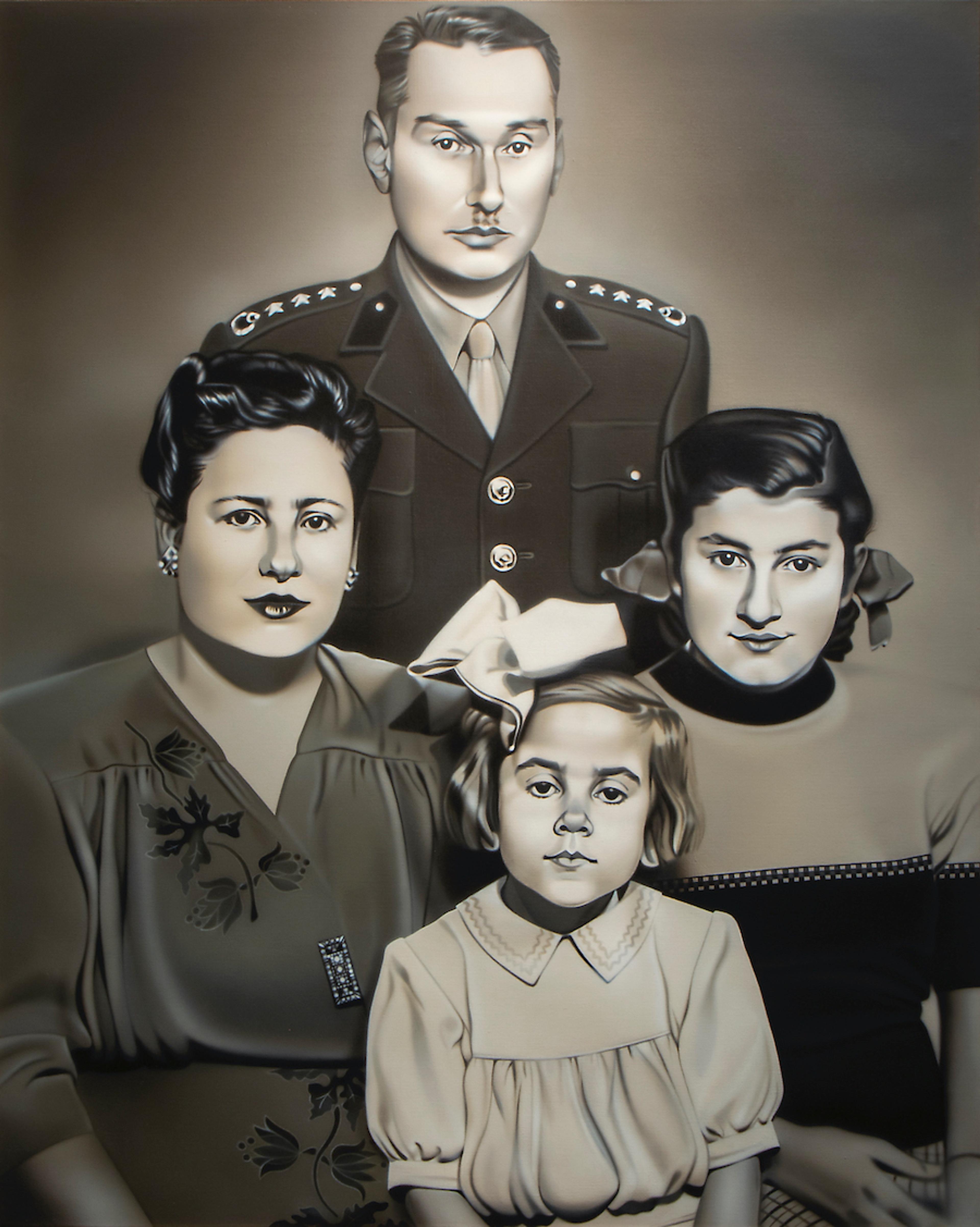 Nur Koçak, Annem, Babam, Ablam ve Ben 1 , 1980-1983 Fotoğraf: Mustafa Hazneci, SALT