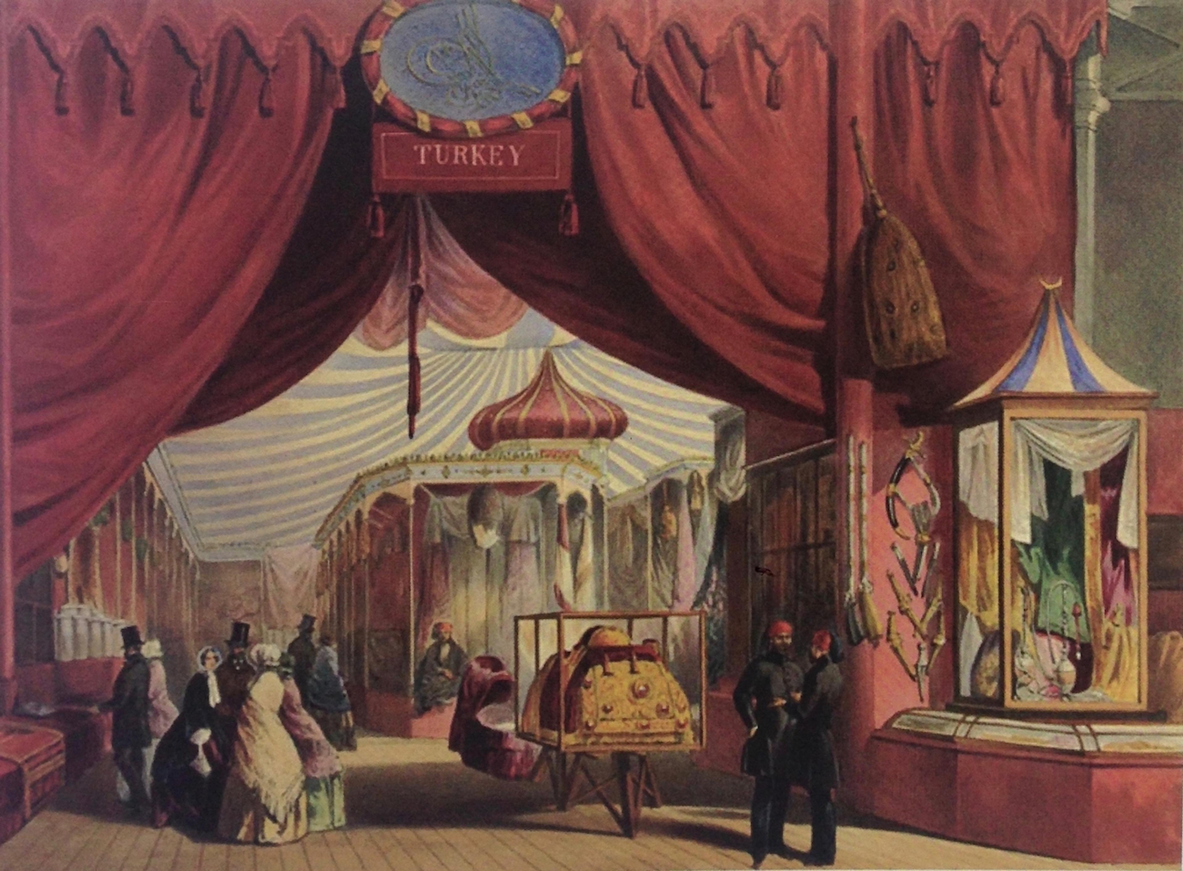 Recollections of The Great Exhibition of All Nations [Bütün Ulusların Büyük Sergisi] kataloğundan Osmanlı Pavyonu’nun kısmi tasviri, Londra: Lloyd Brothers & Co., & Simpkin Marshall & Co., 1851