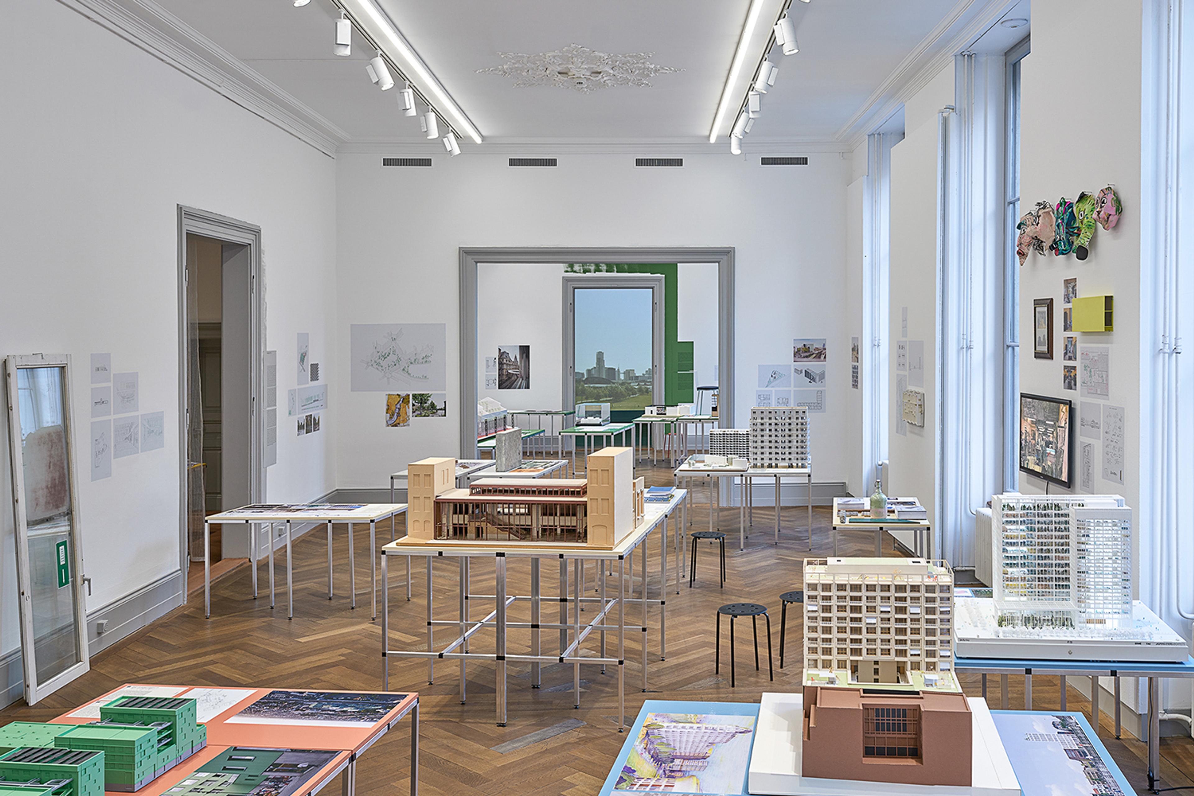 Soft Power: The Brussels Way of Making the City , Swiss Architecture Museum, Basel, 2024 Photo: Tom Bissig