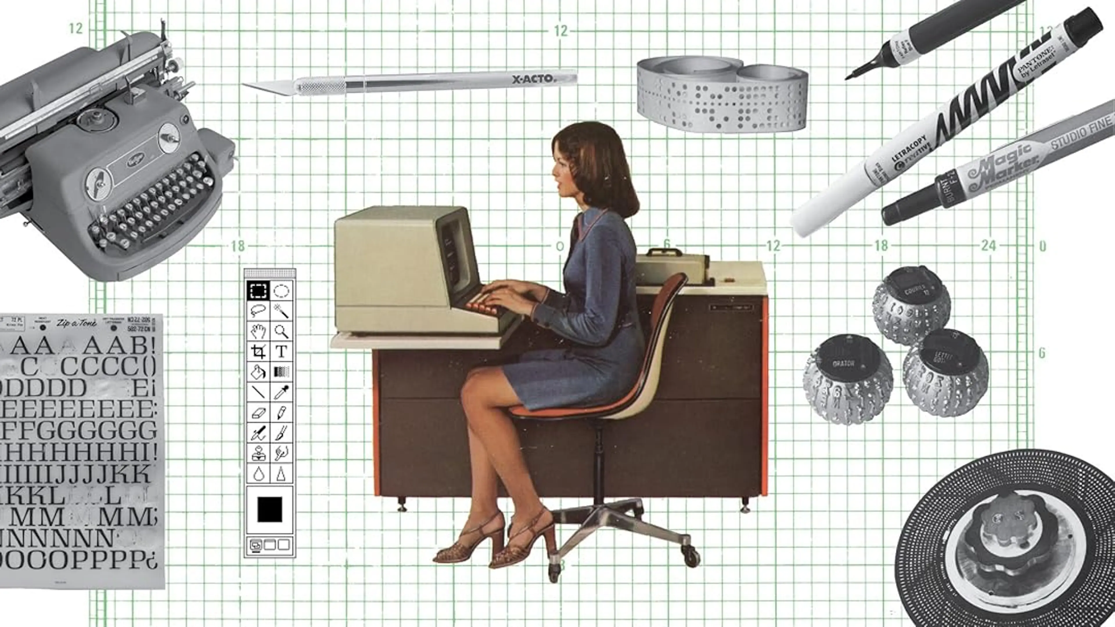 Graphic Means: A History of Graphic Design Production [Grafik Araçlar: Grafik Tasarım Üretiminin Tarihi] (2017) filminden bir kare ©Briar Levi