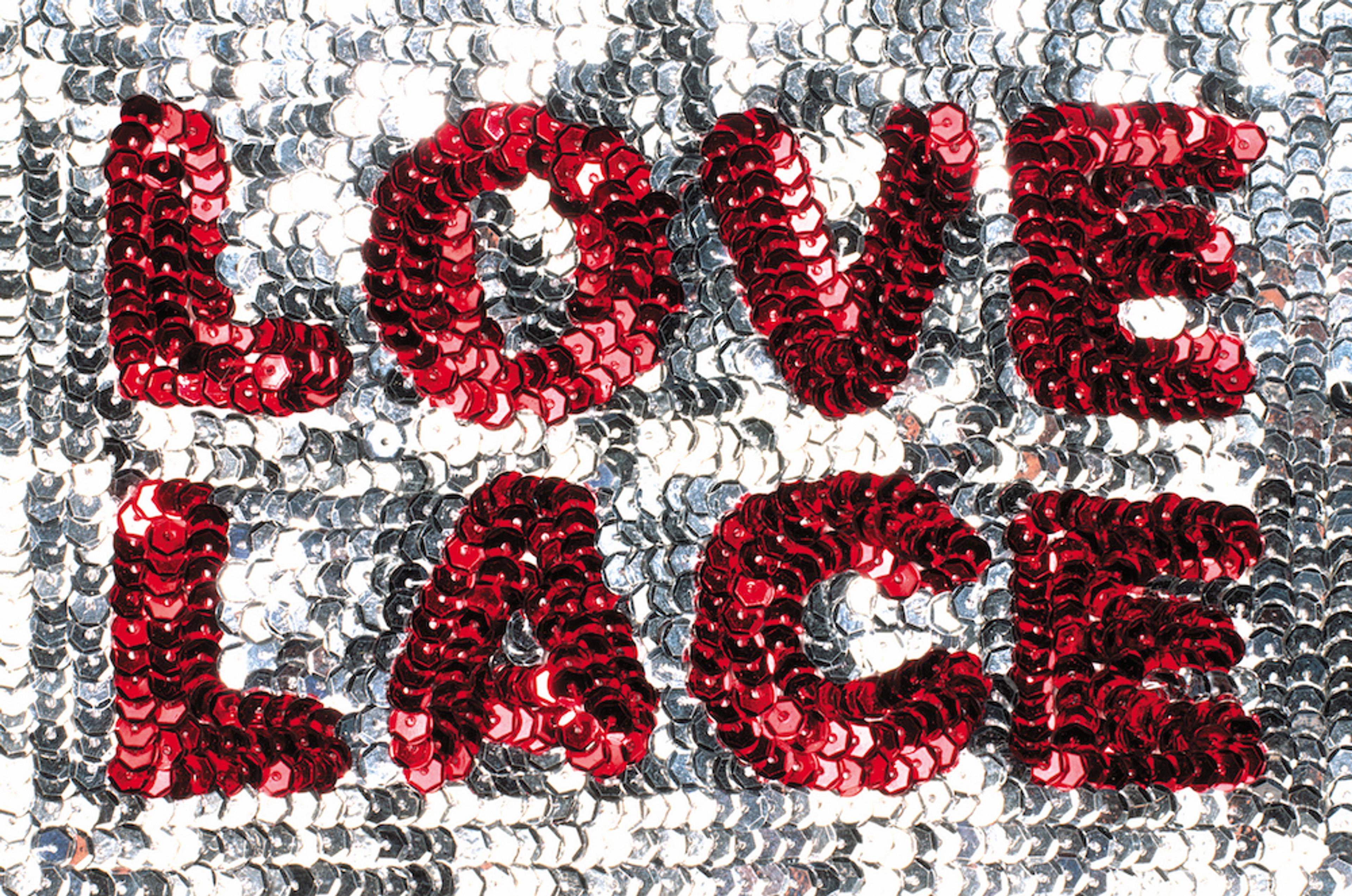 Hüseyin Bahri Alptekin, Love Lace (1995), kumaş üstüne çalışma SALT Araştırma, Hüseyin Bahri Alptekin Arşivi
