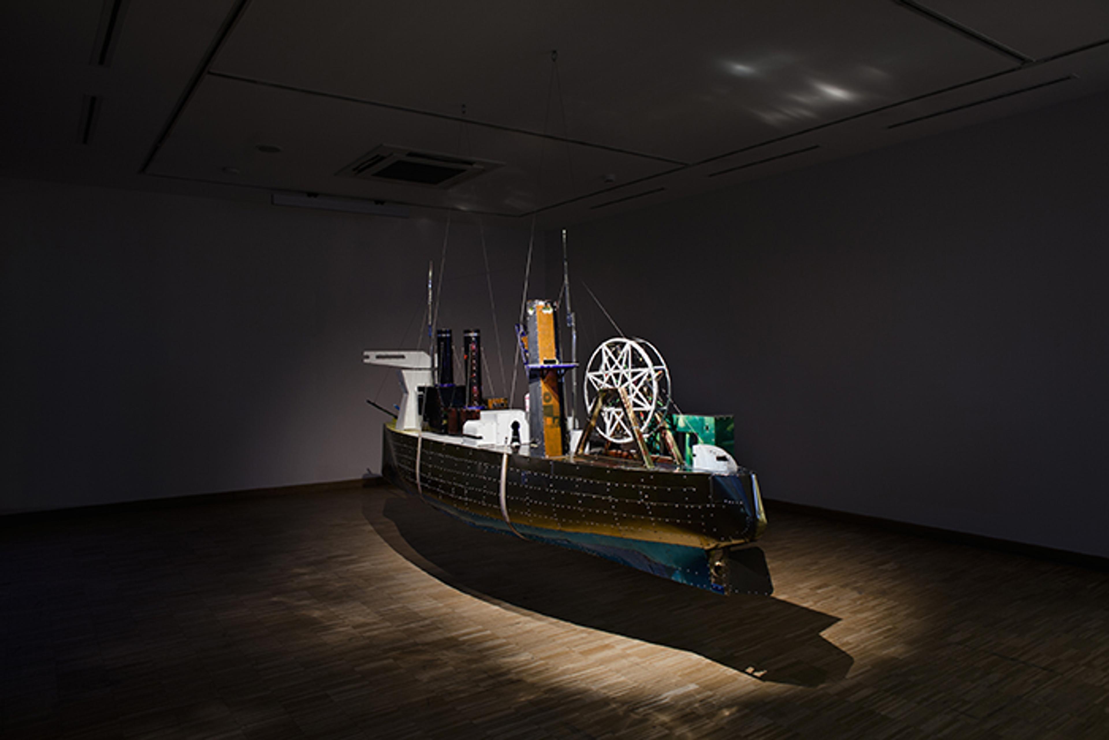 Antonio Cosentino, Escape from Marmara Sea: The Stelyanos Hrisopulos , 2013 Photo: Cemil Batur Gökçeer (SALT Ulus, 2015)