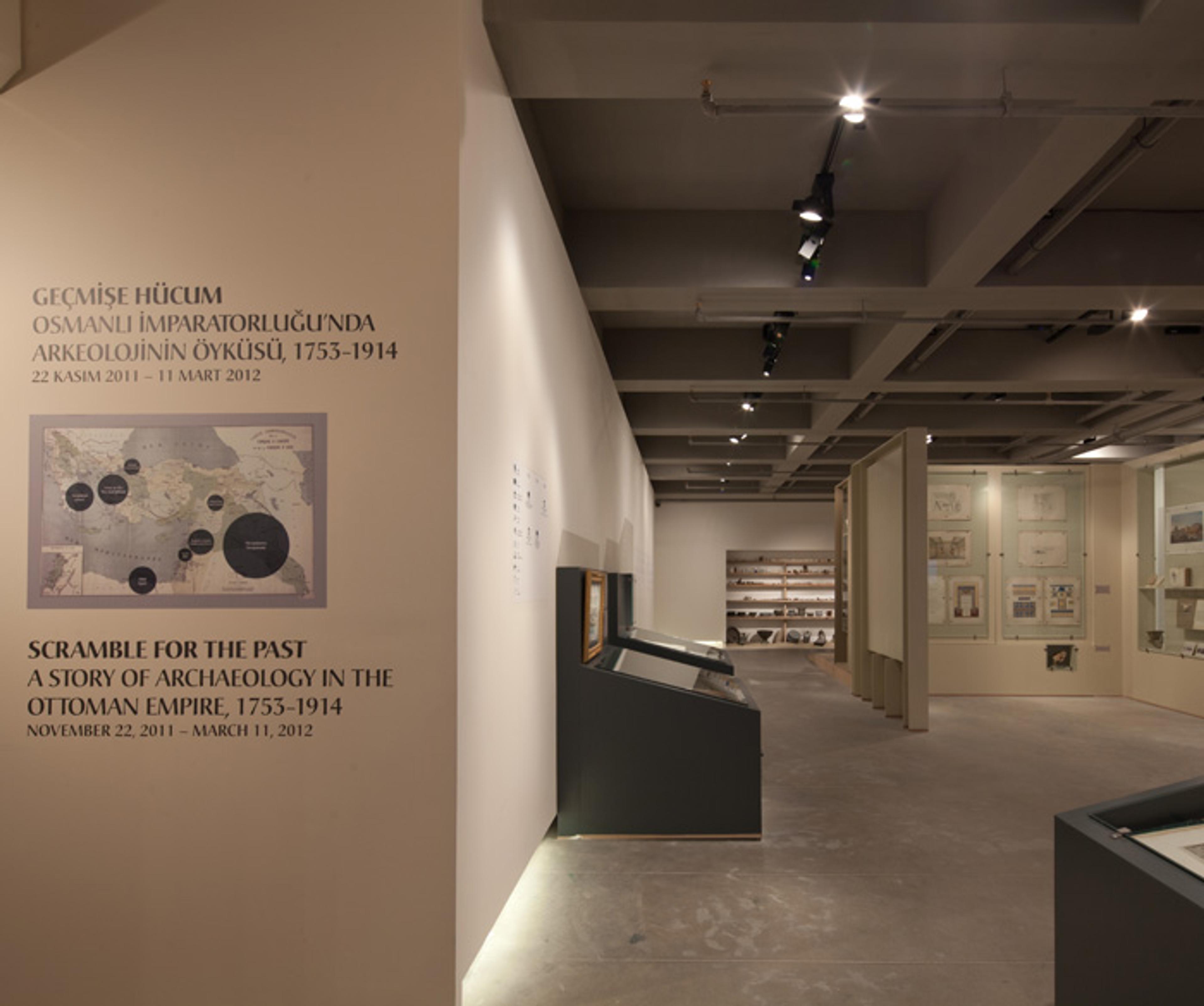 From the Scramble for the Past: A Story of Archaeology in the Ottoman Empire, 1753-1914 exhibition Photo: Refik Anadol