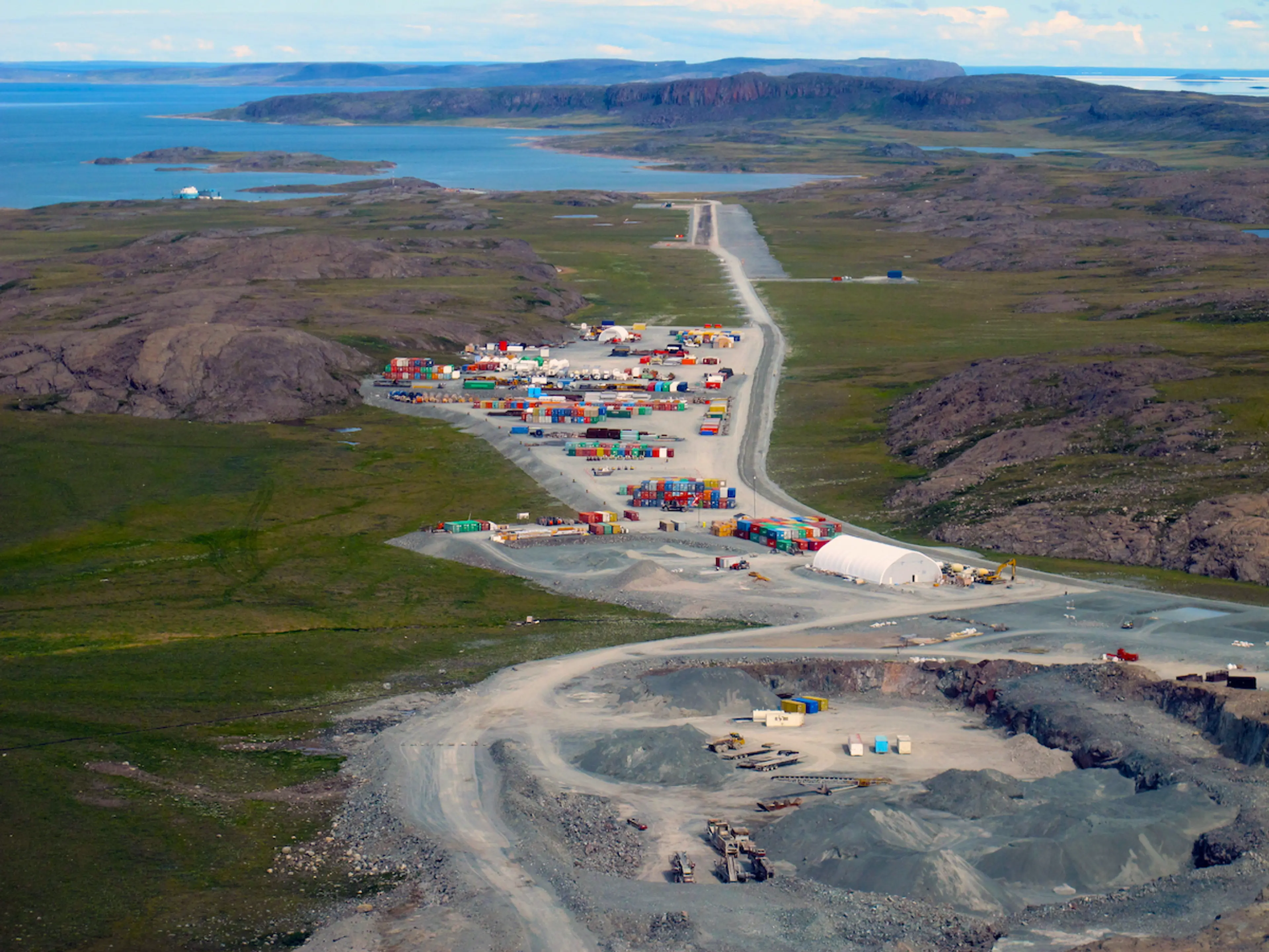 Hope Bay Altın Madeni, Nunavut, Kanada, 2012 Kaynak: commons.wikimedia.org