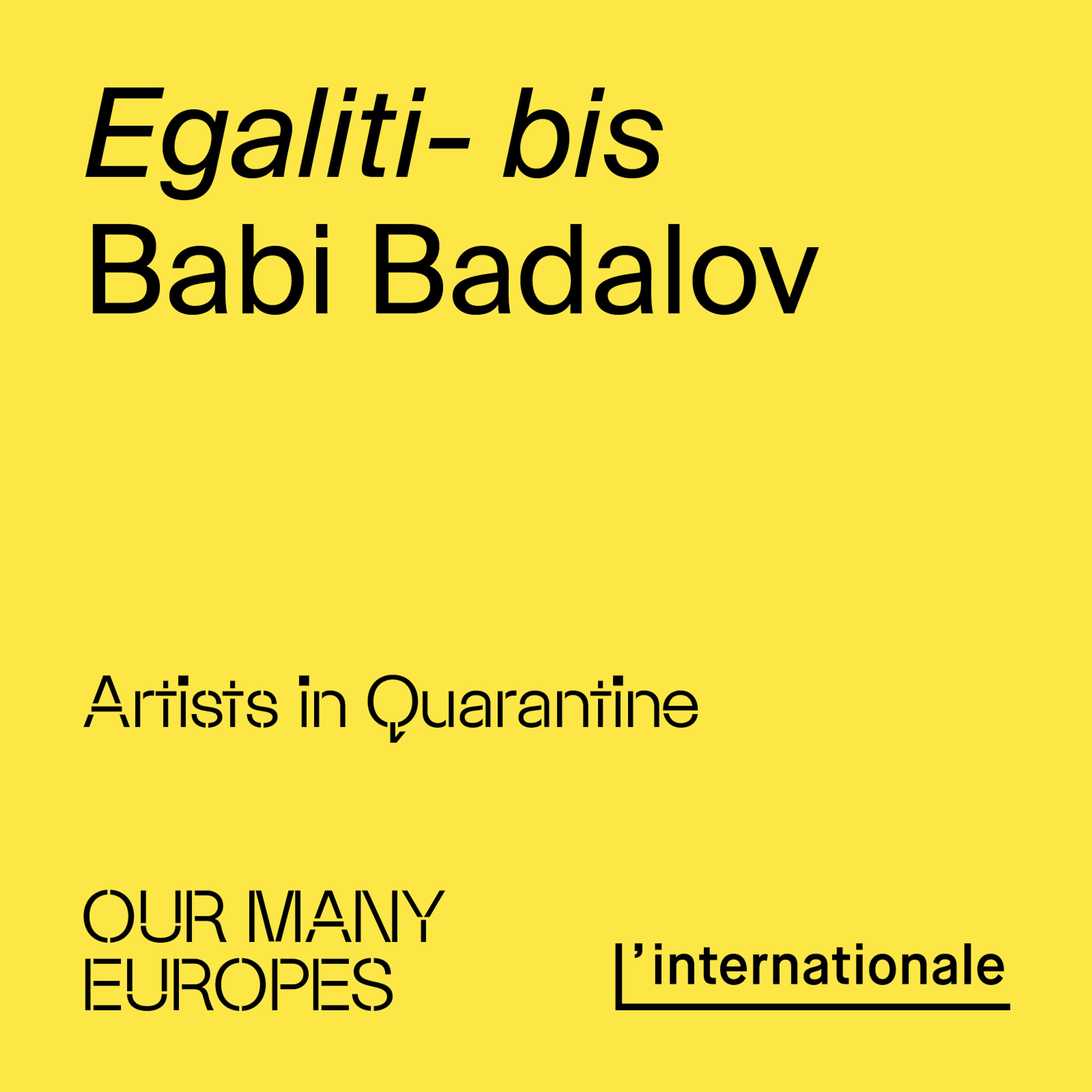 1 Badalov Babi Egaliti Bis 1