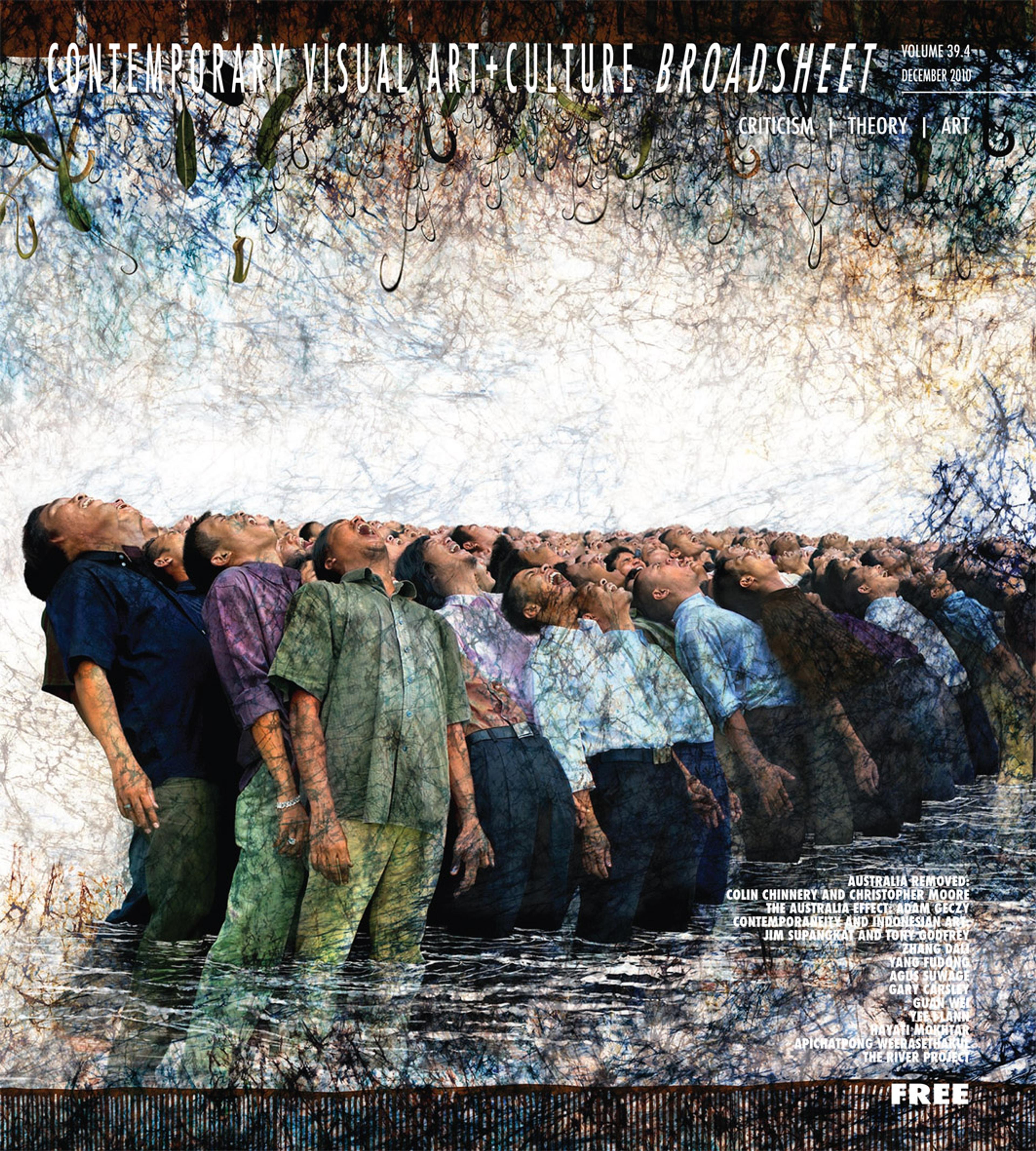 Cover of BROADSHEET magazine, December 2010 Yee I-Lann (Malaysia)