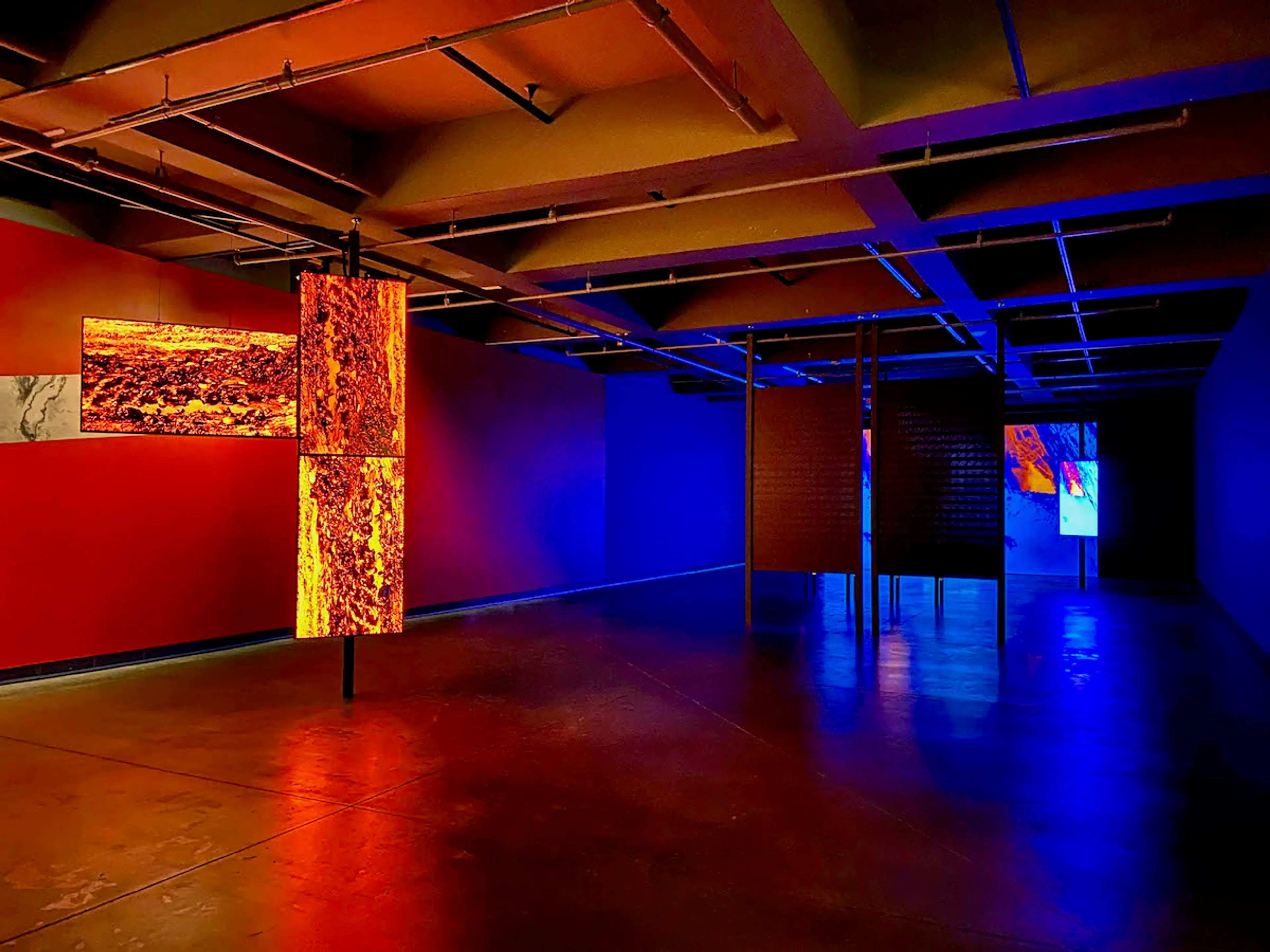 Photo by Barış Doğrusöz Installation view from Locus of Power , SALT Galata, 2021