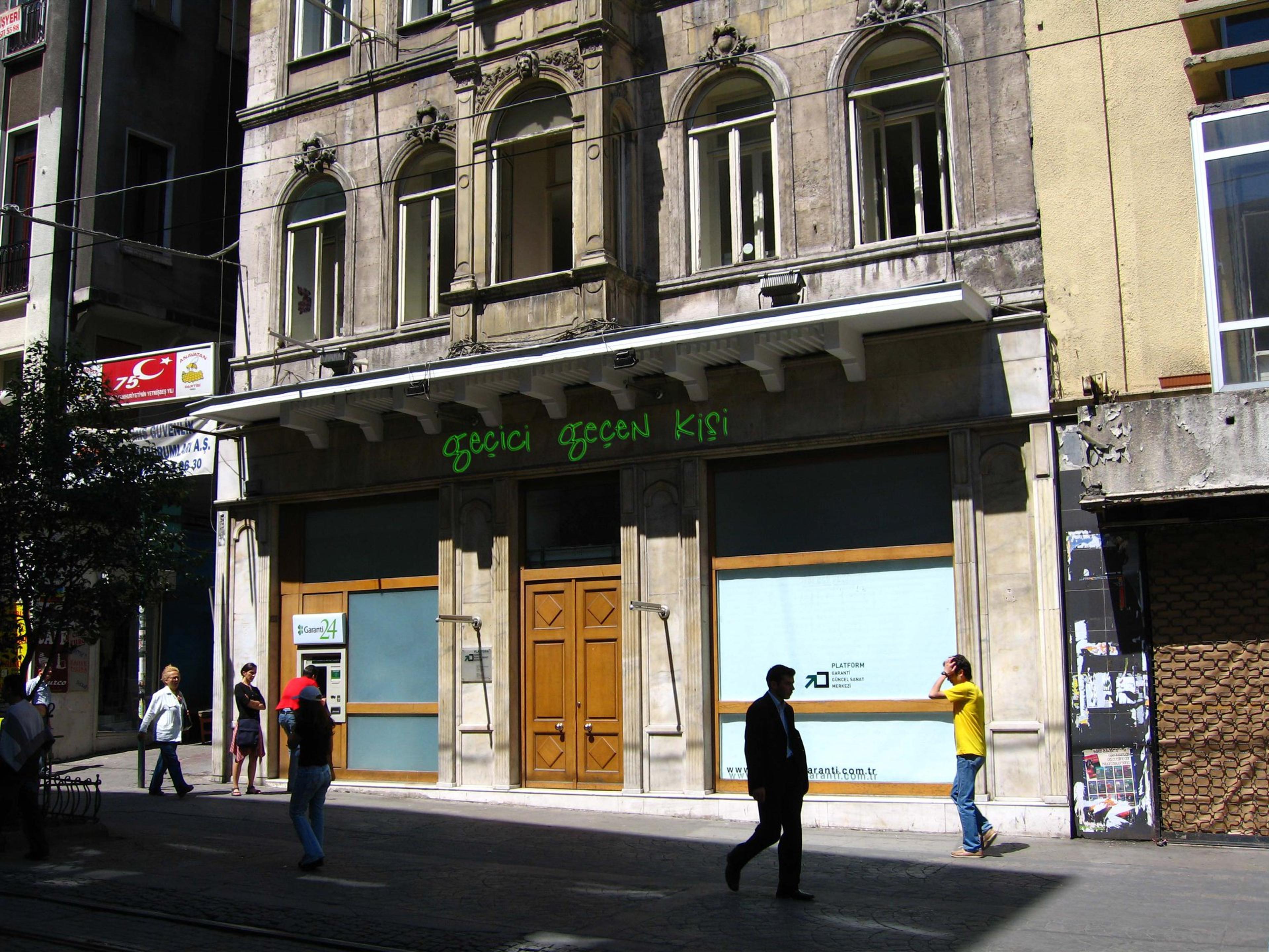 Otto Berchem, Temporary Person Passing Through , 9th International Istanbul Biennial Platform Garanti Contemporary Art Center, 2005