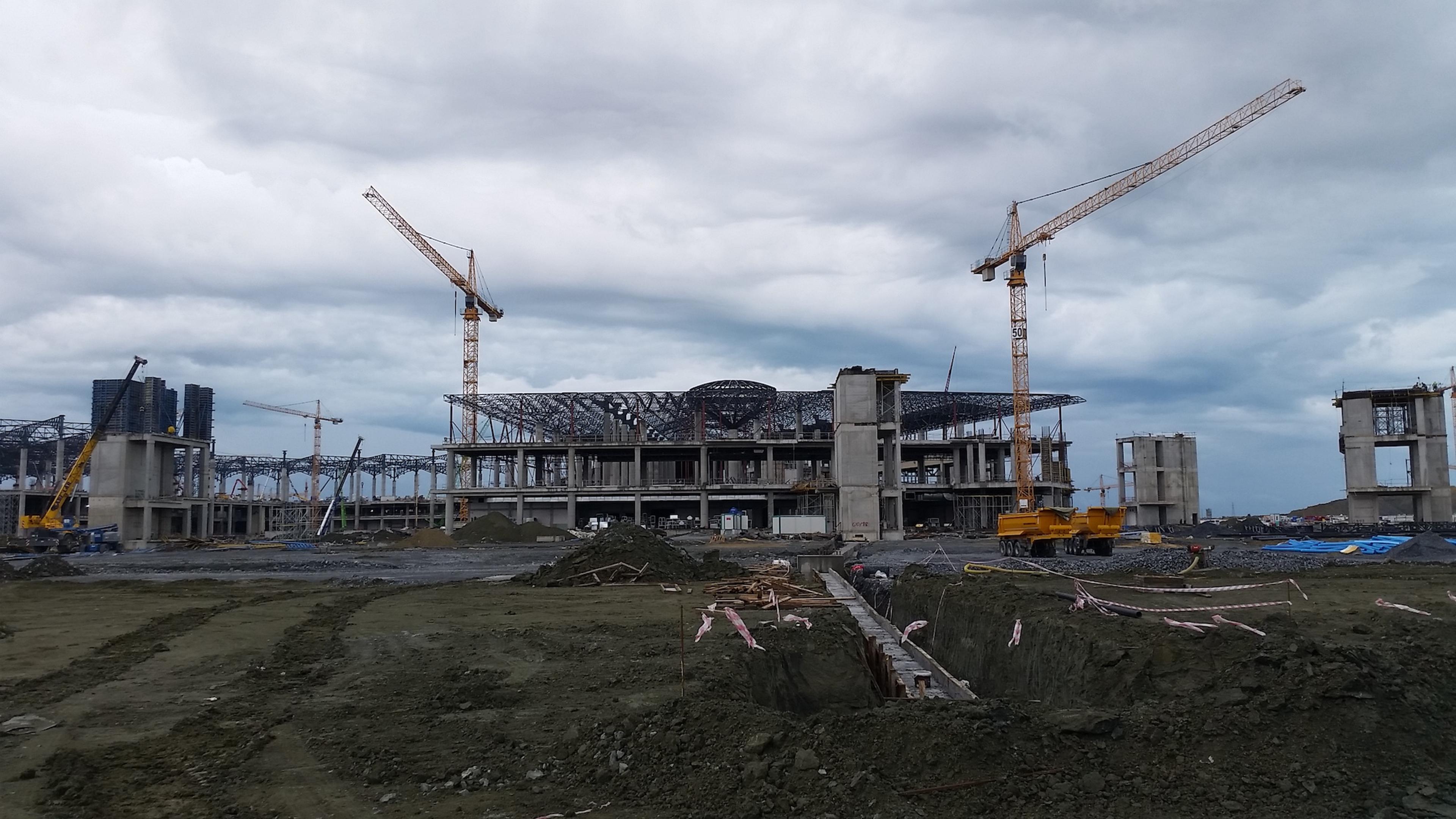 İstanbul Yeni Havalimanı inşaatı, Arnavutköy, 2017 Max Hirsh’ün izniyle