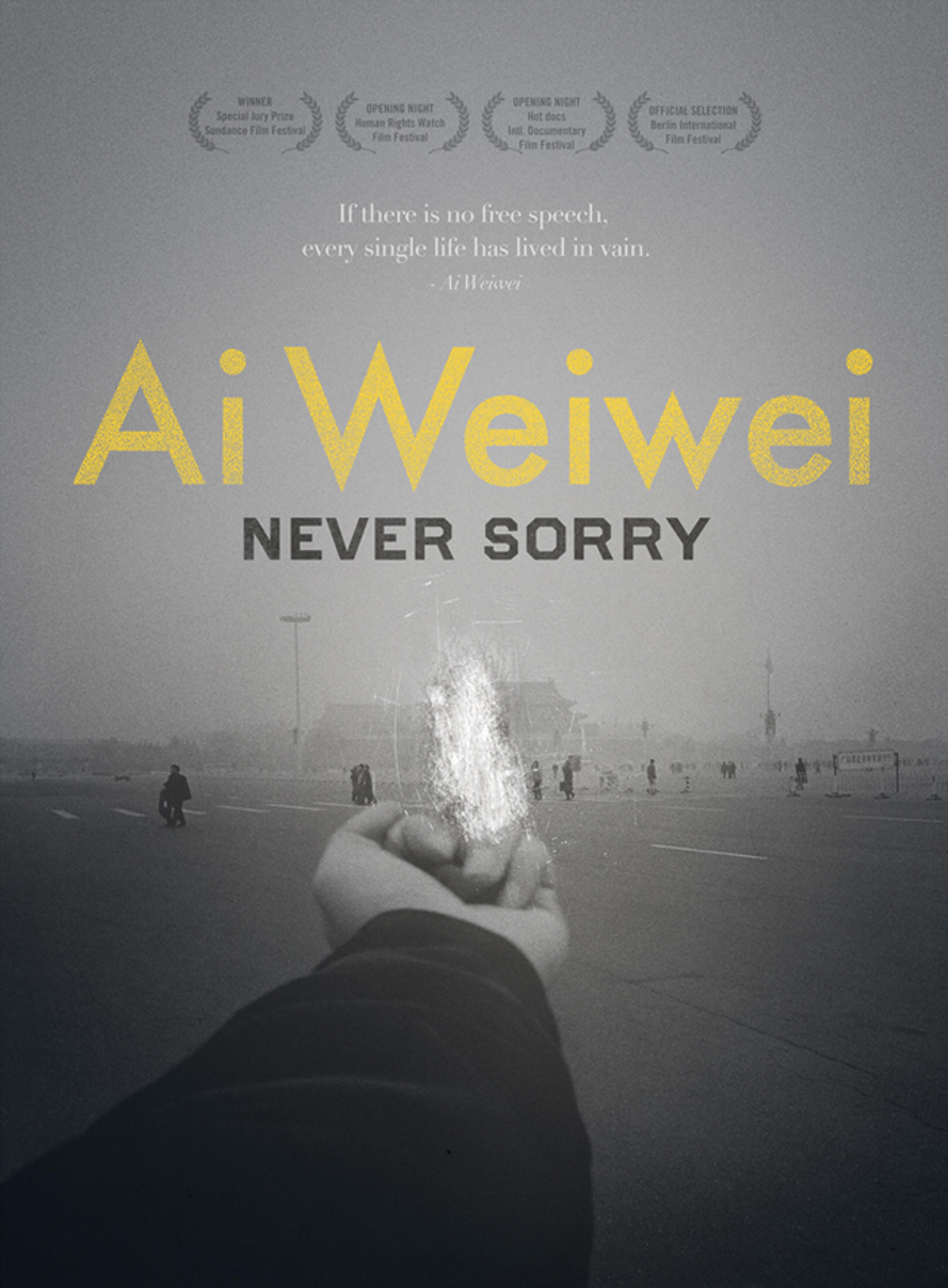 Ai Weiwei: Never Sorry courtesy IFC Films