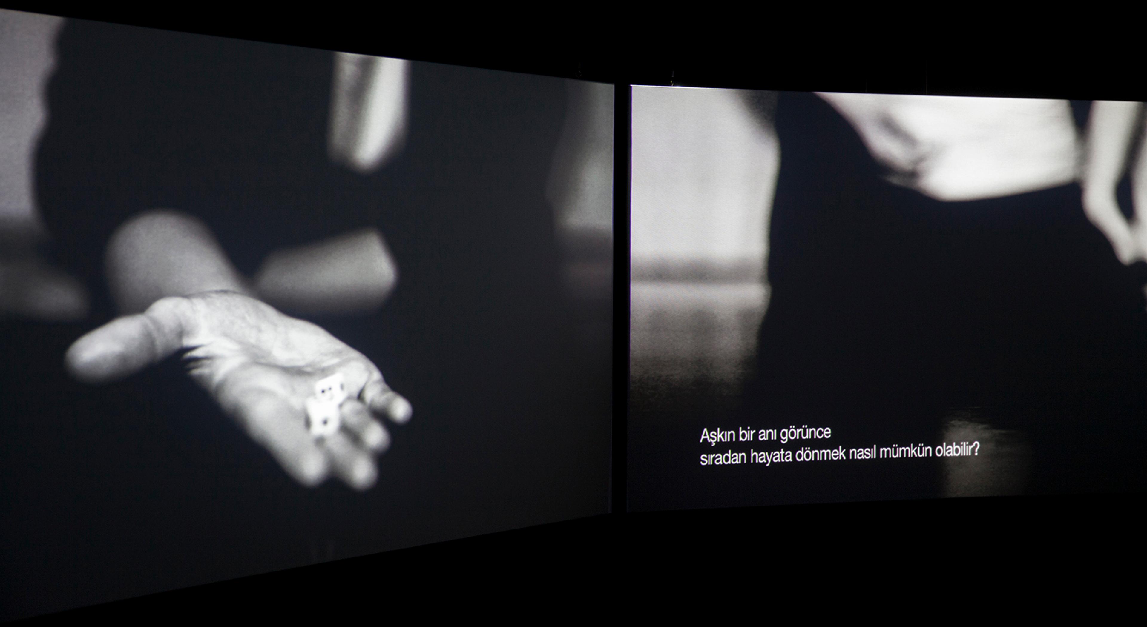 Didem Pekün, Of dice and men , 2011 ongoing Installation view, A Century of Centuries , SALT Beyoğlu, March-May 2015 Photo: Barış Doğrusöz