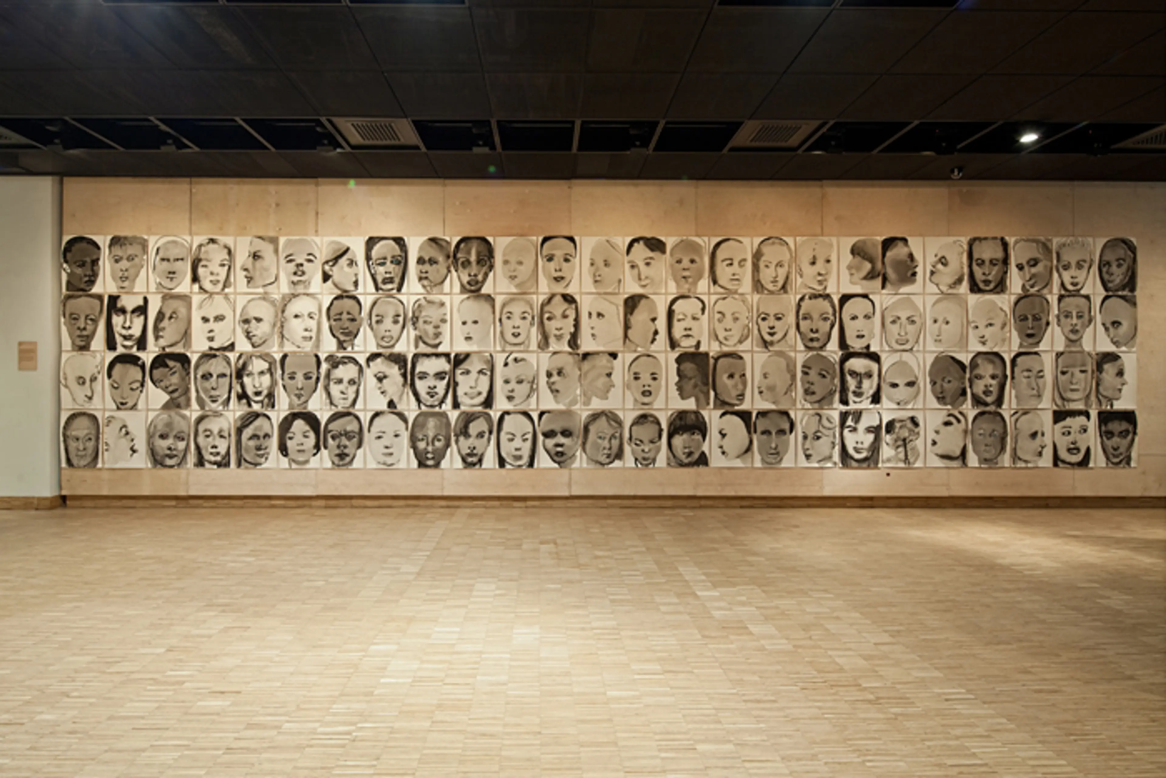 Marlene Dumas, Models , 1994 Installation view from İstanbul Eindhoven- SALTVanAbbe: Post ’89 (January 27 - April 6, 2012) Photo by Refik Anadol