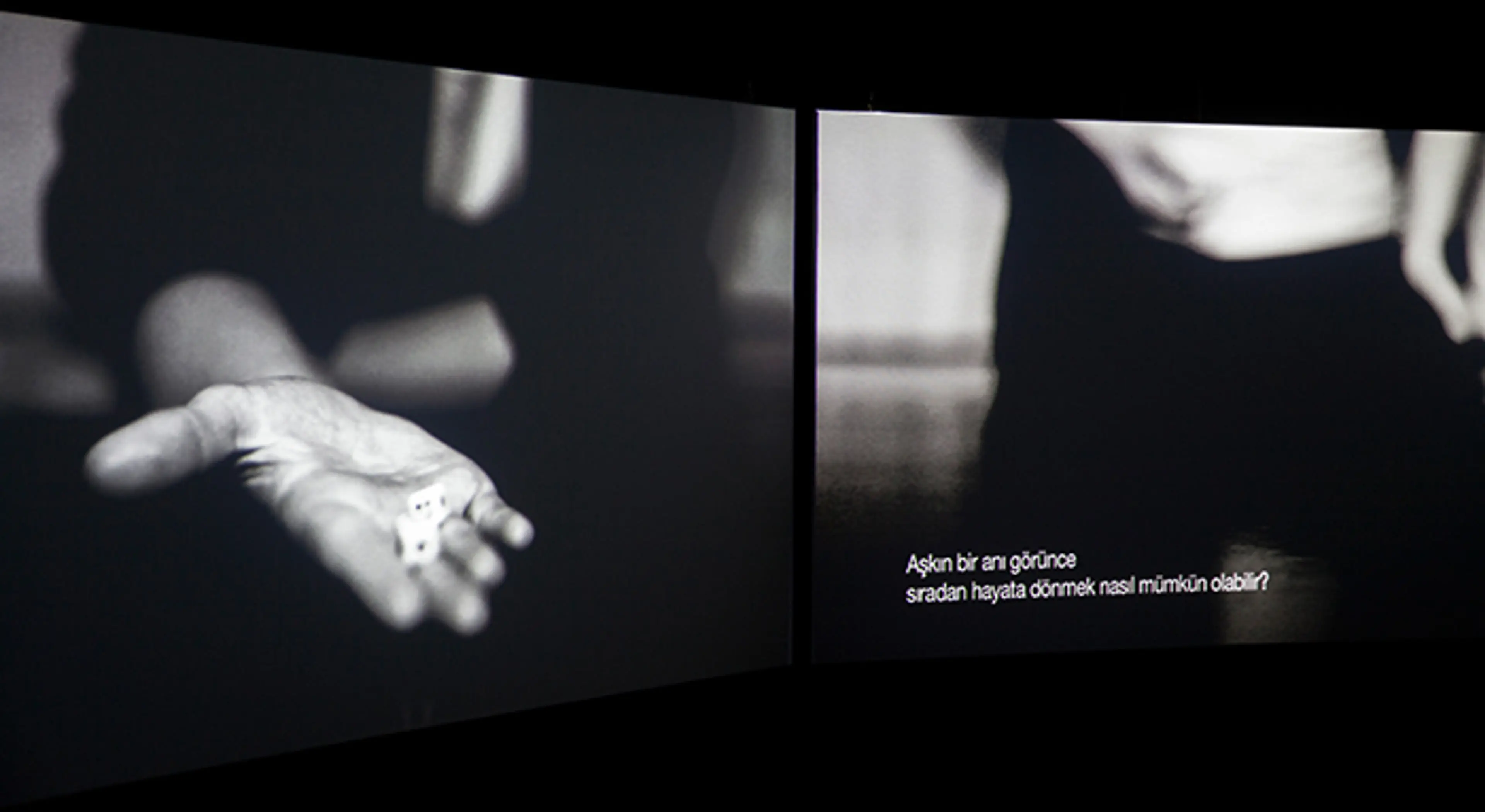 Installation view of Of dice and men (2011 ongoing) Photo: Barış Doğrusöz