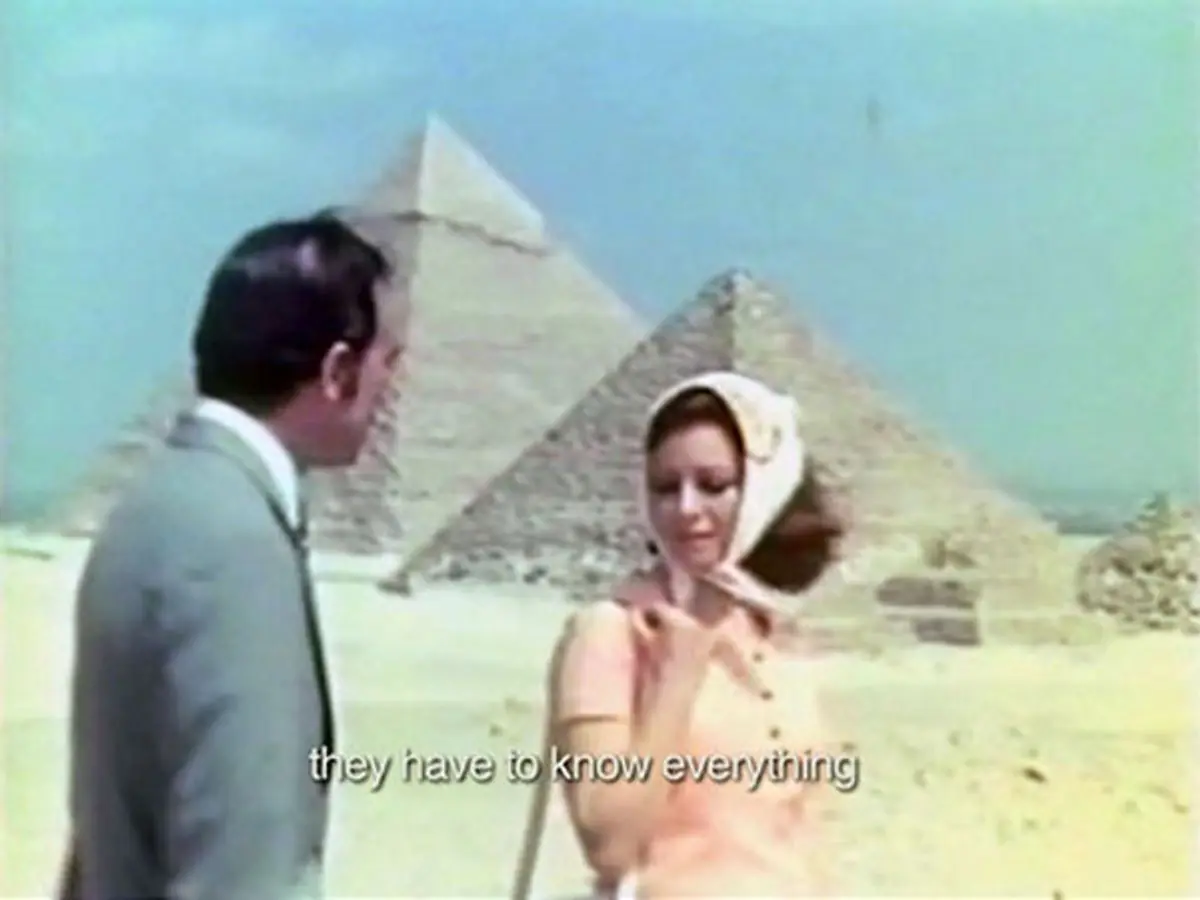 Maha Maamoun, still from Domestic Tourism II, 2008