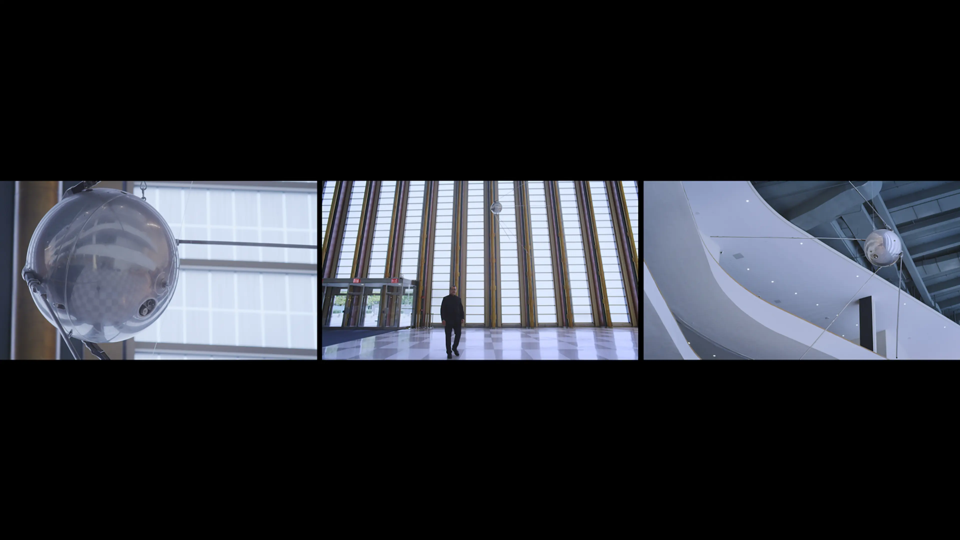 Naeem Mohaiemen’in Two Meetings and a Funeral [İki Toplantı ve Bir Cenaze] (2017) videosundan bir kare Sanatçı ve Experimenter’in (Kalküta) izniyle