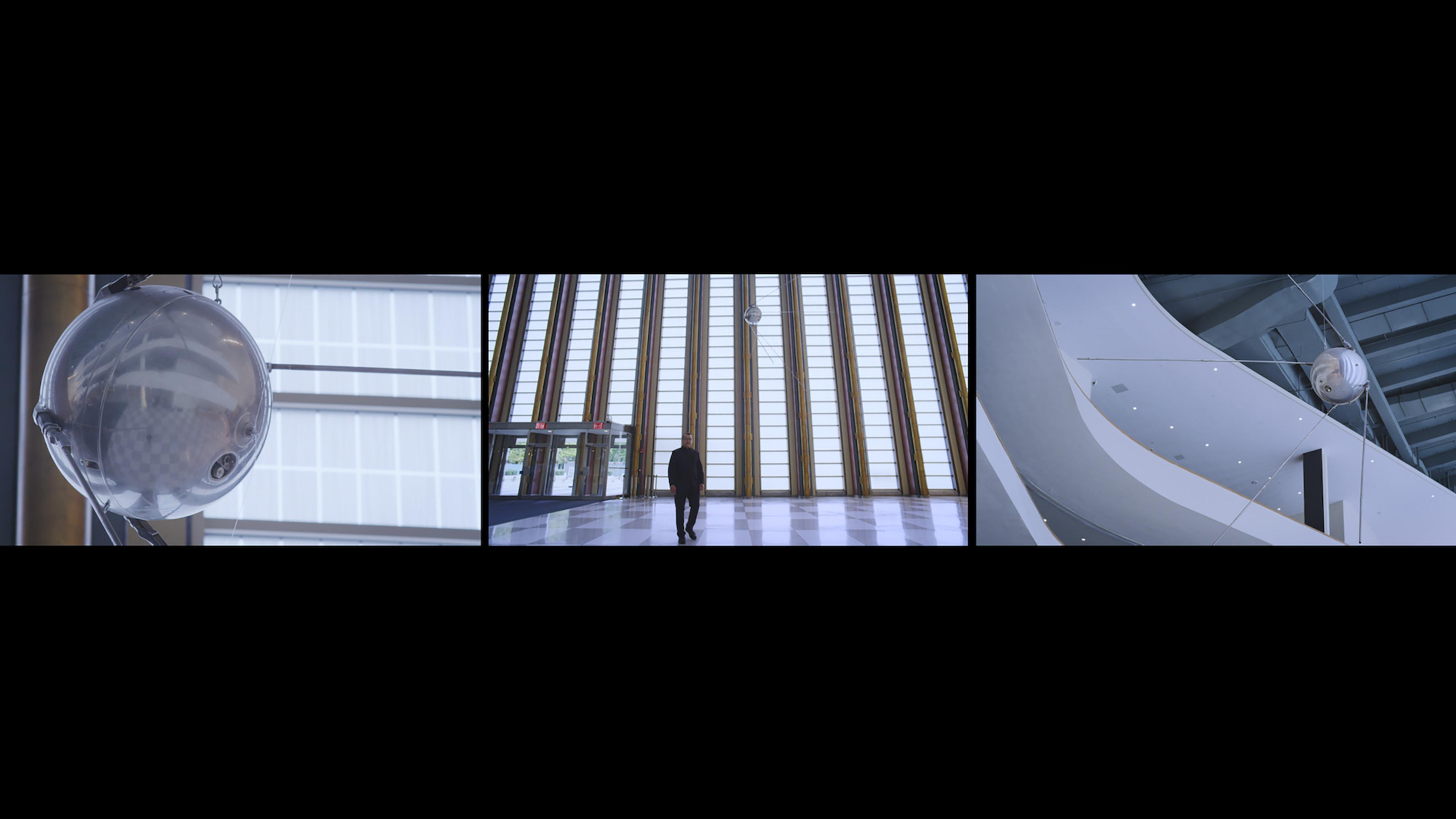 Still from Naeem Mohaiemen’s video Two Meetings and a Funeral (2017) Courtesy the artist and Experimenter, Kolkata