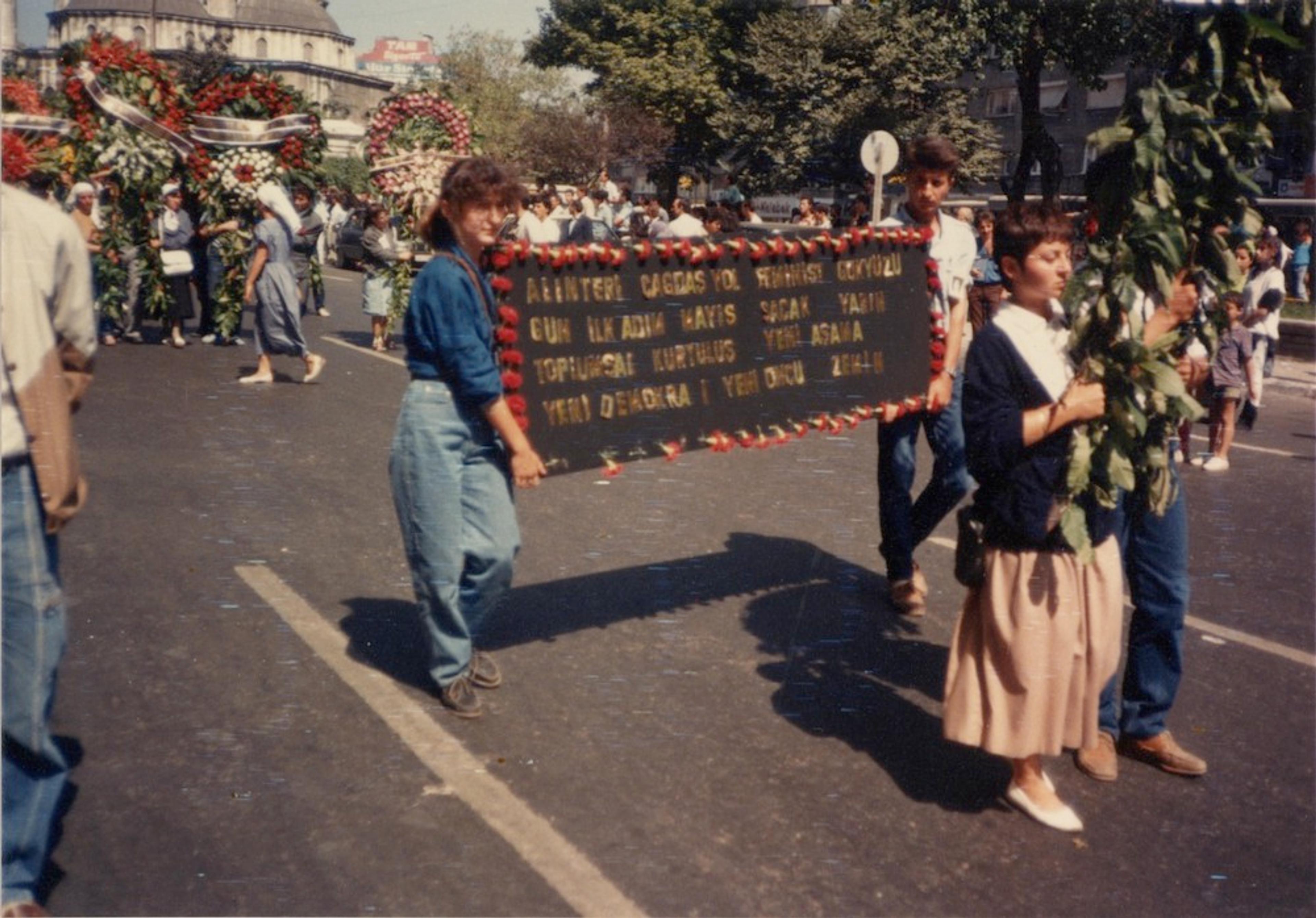 Didar Şensoy’un cenazesi, 05.09.1987 Arşiv: İbrahim Eren