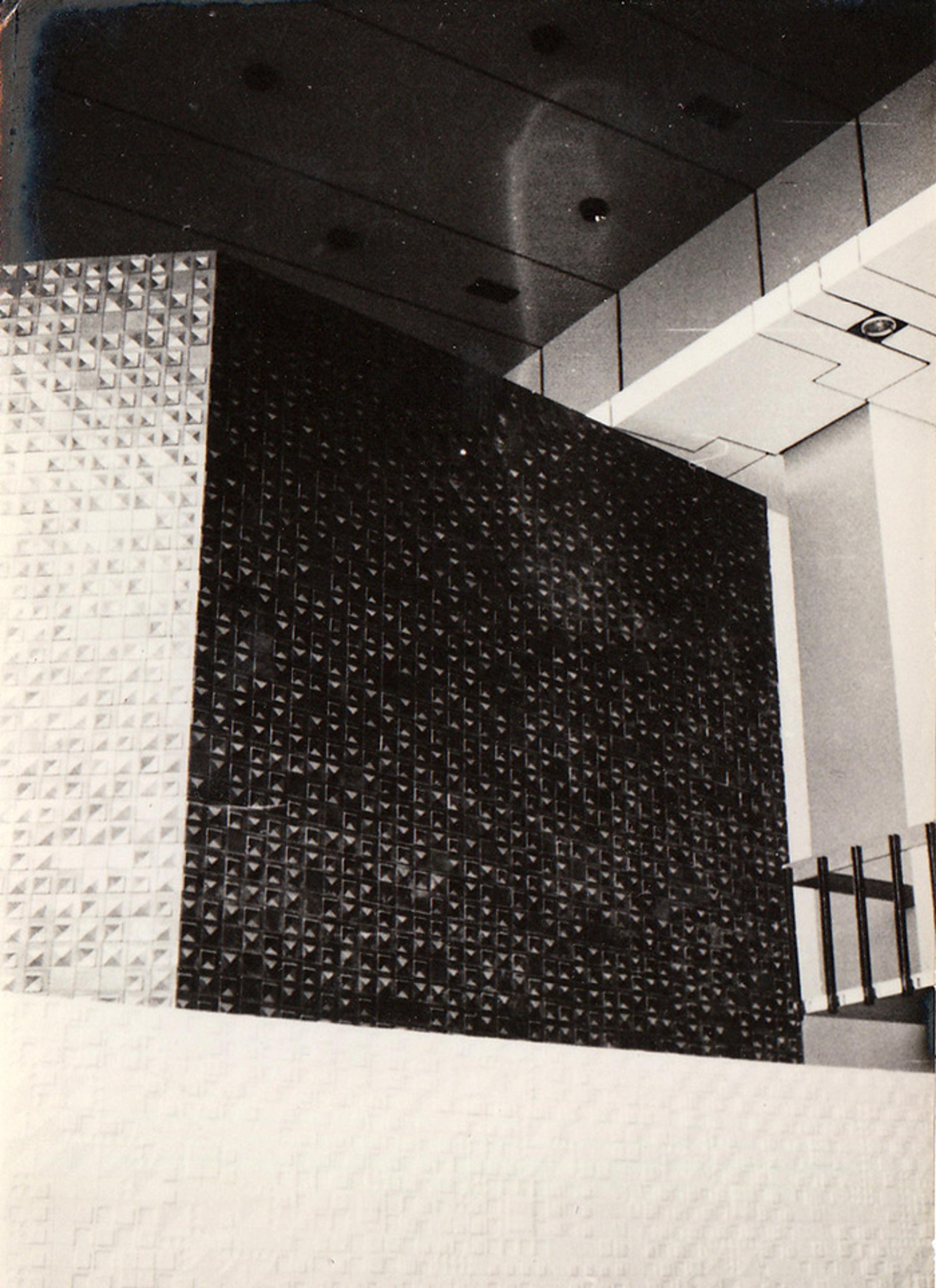 Ceramic panel designed by Sadi Diren for AKM