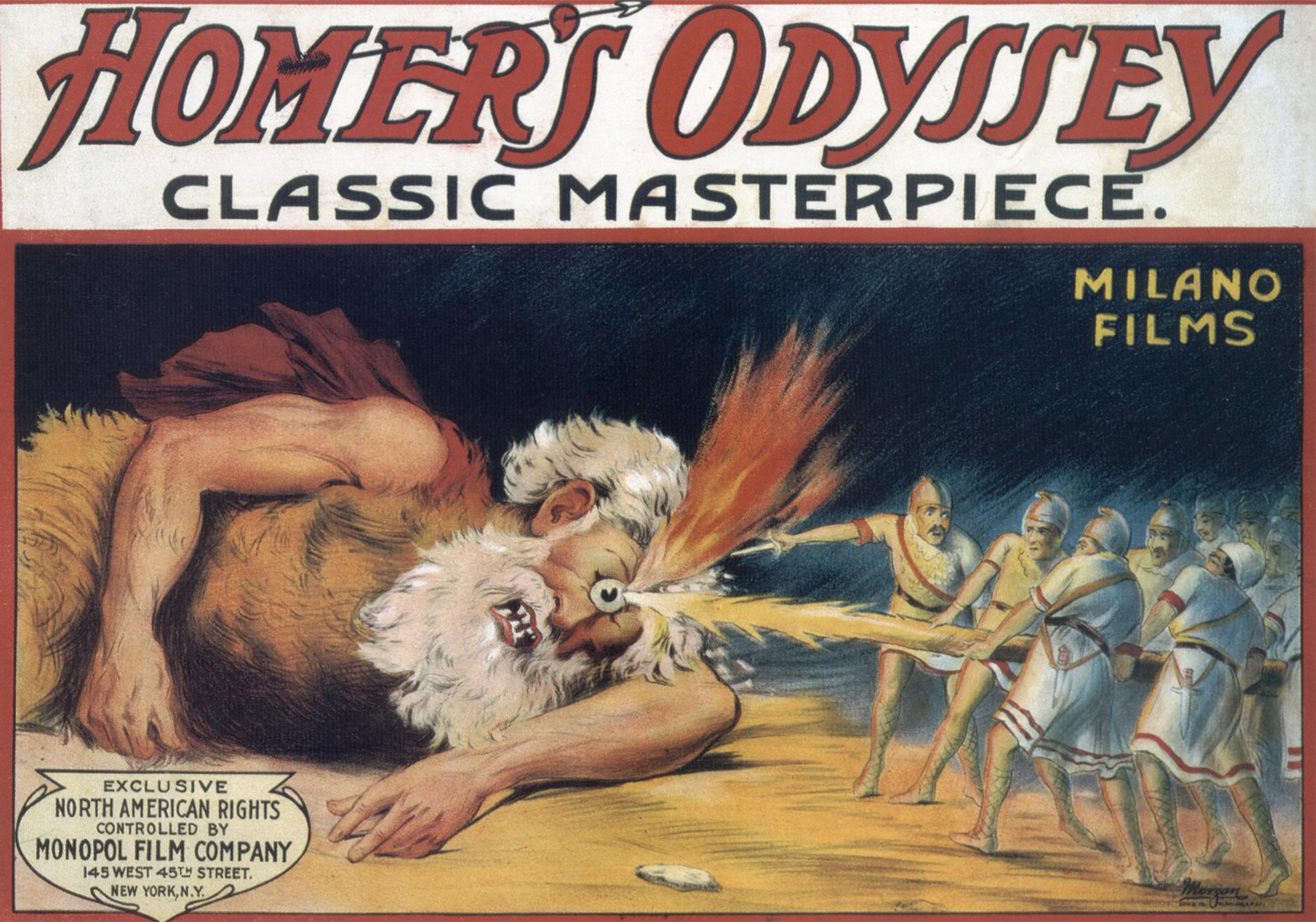 L'Odissea [Homeros'un Büyük Destanı] (1911) filminden bir kare ©Fondazione Cineteca Italiana