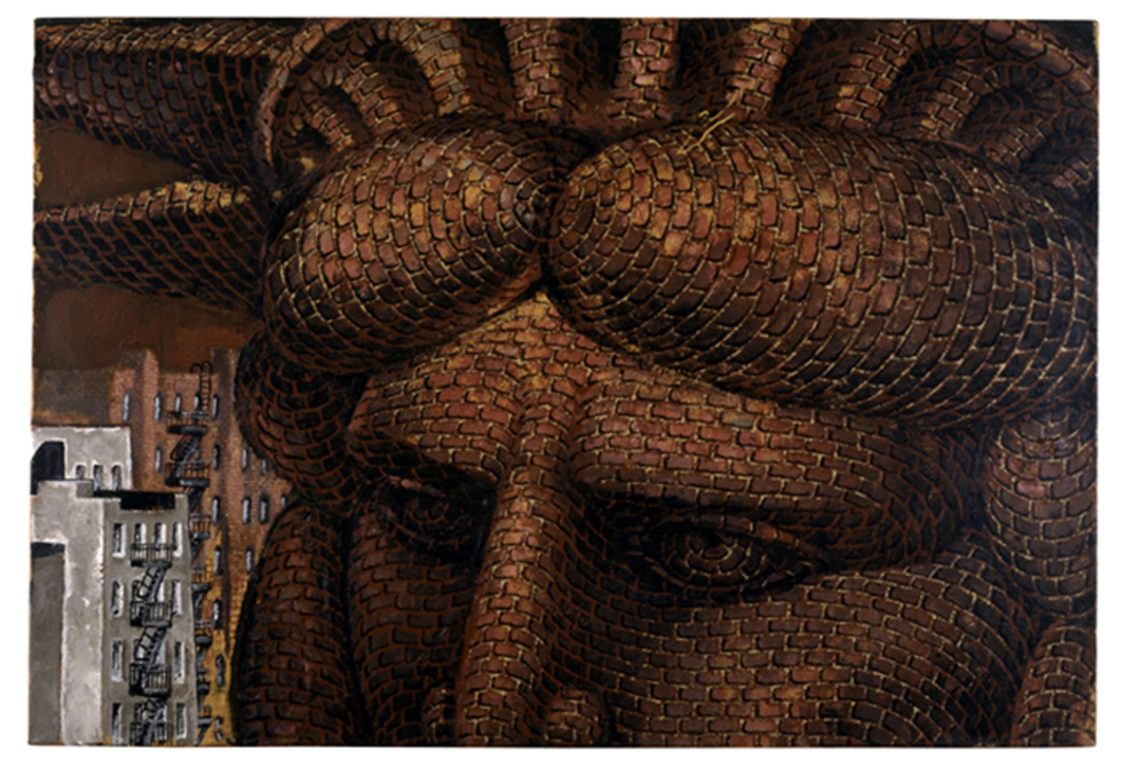Martin Wong, Mrs. Liberty Face [Bayan Özgürlük Aniti], 1990 Daniel Buchholz ve Christopher Müller Koleksiyonu (Köln)