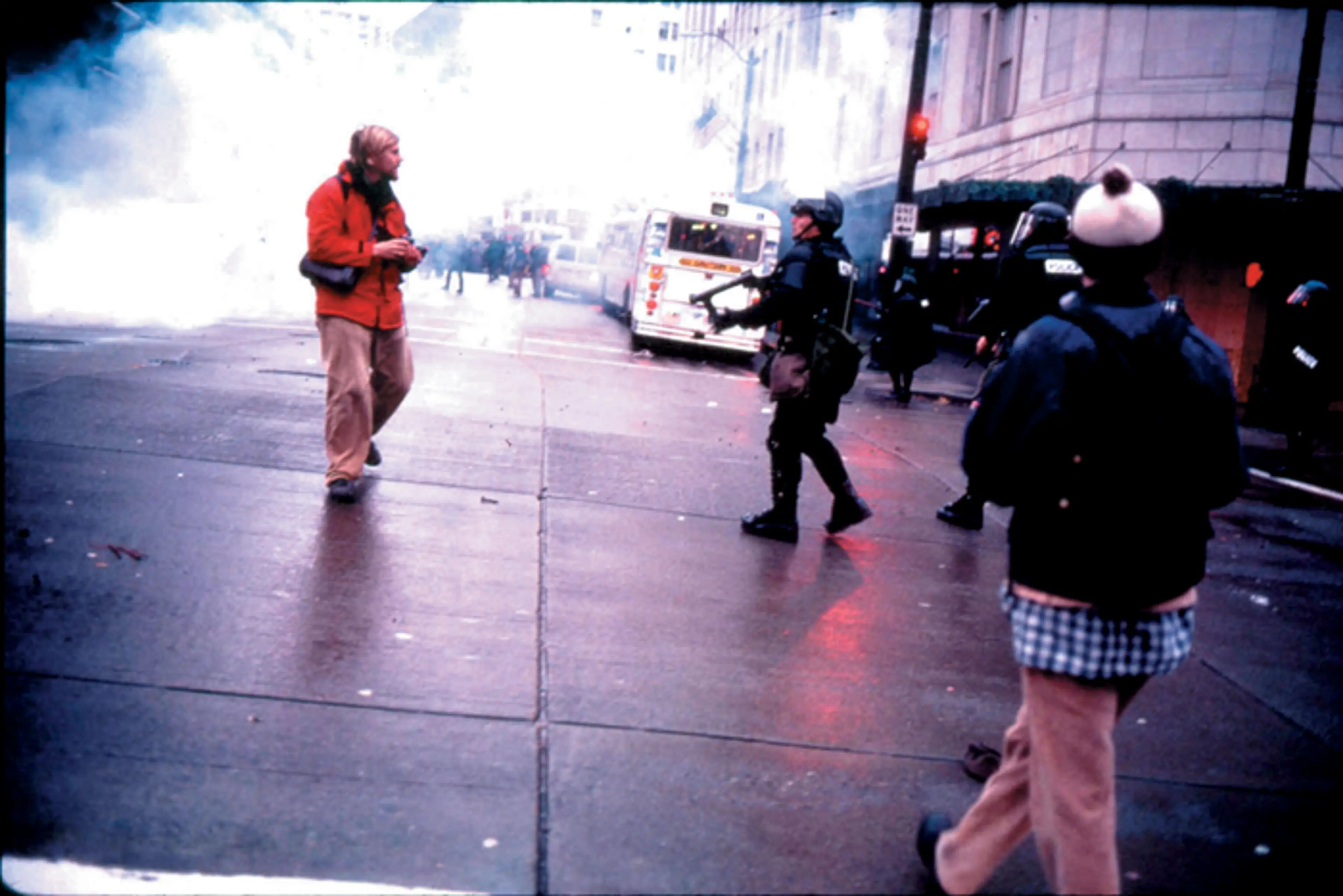 Allan Sekula, Waiting for Tear Gas , 1999-2000 MACBA Collection, MACBA Foundation © Allan Sekula, 2013