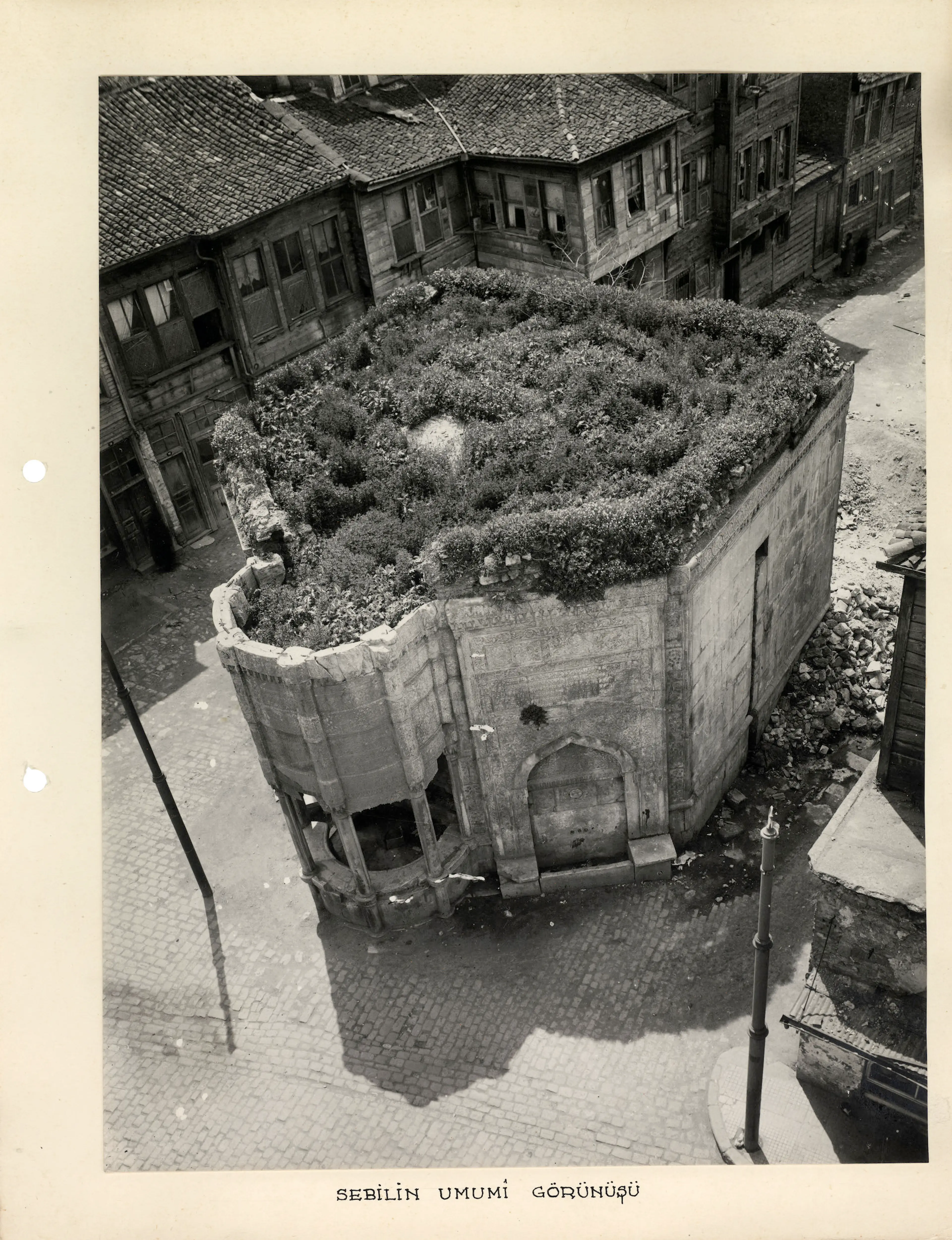Saliha Sultan Fountain, Azapkapı, Istanbul SALT Research, Ali Saim Ülgen Archive