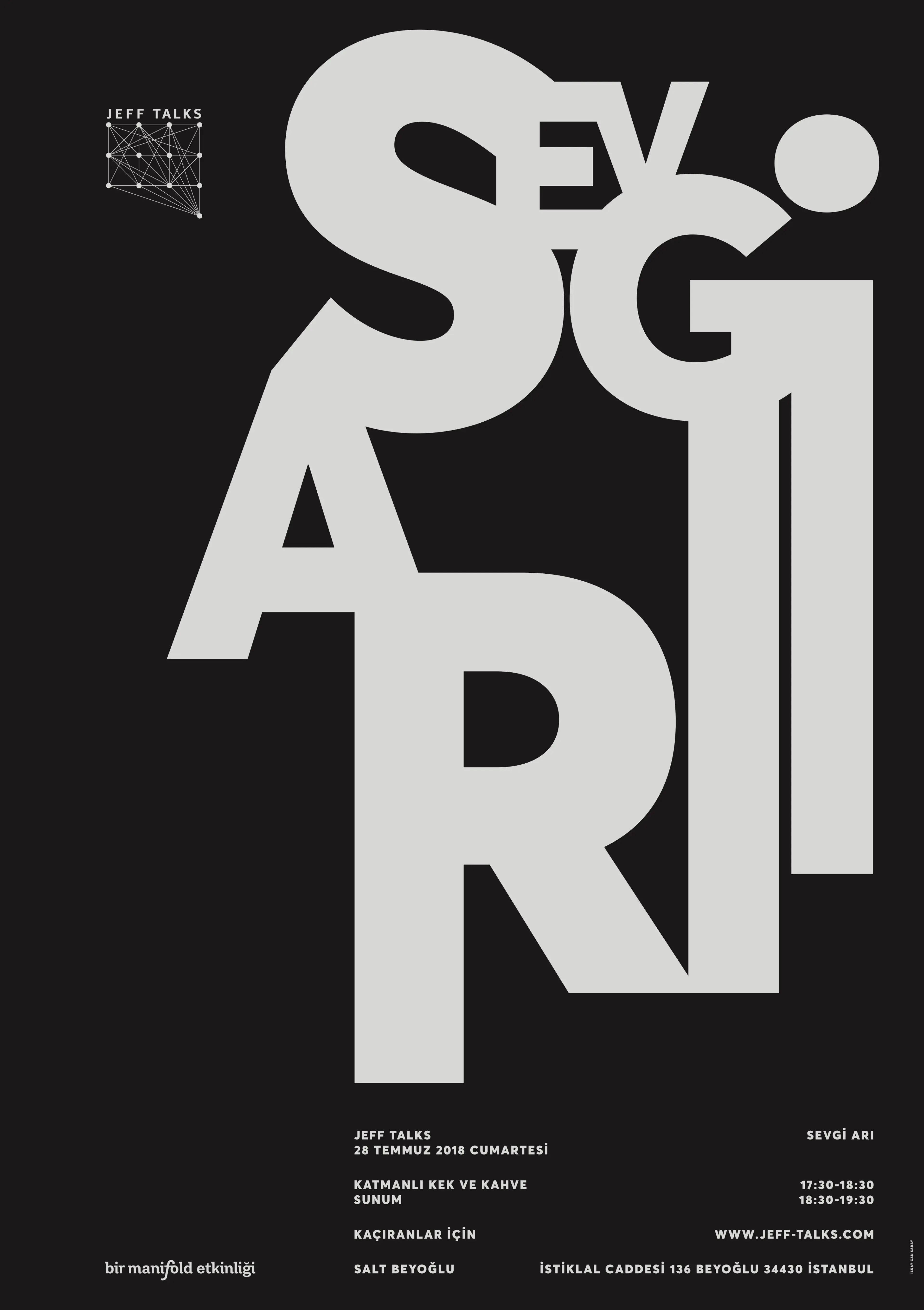 Afiş tasarımı: İlkay Can Saray