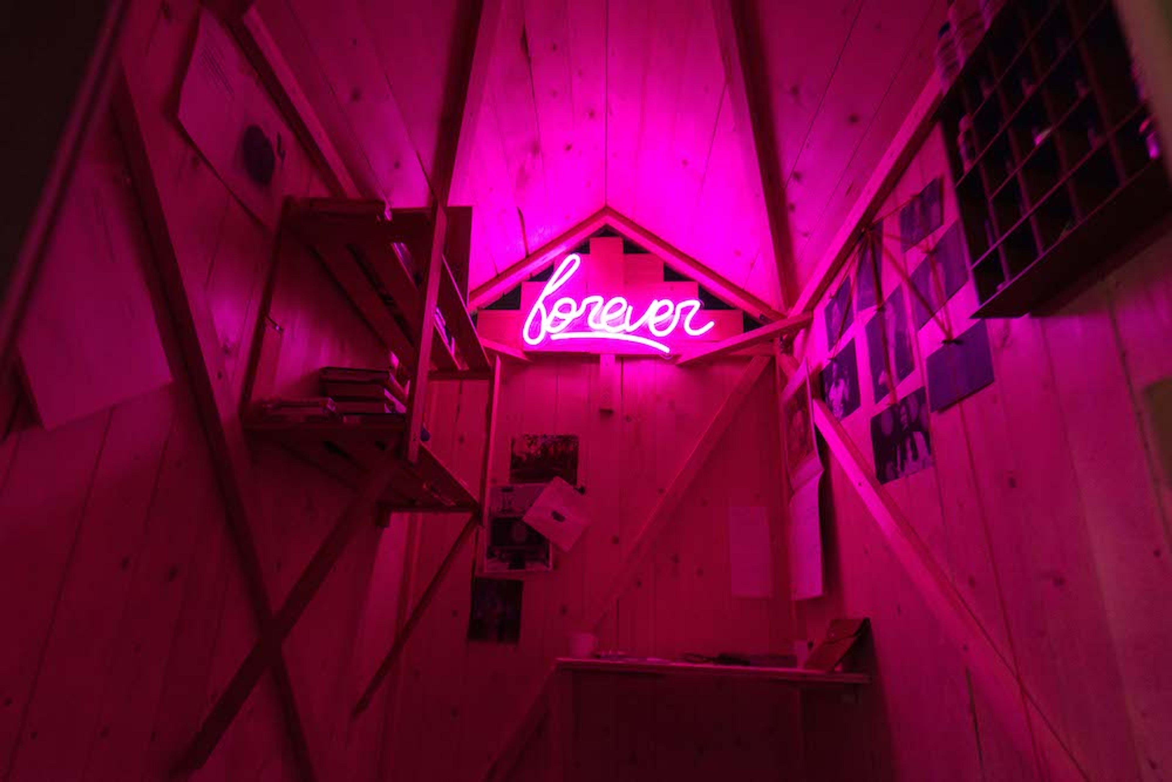 A photograph from Caty Enders’ installation Stories in Sound , 2019 Courtesy Camille Blake and radialsystem, Berlin