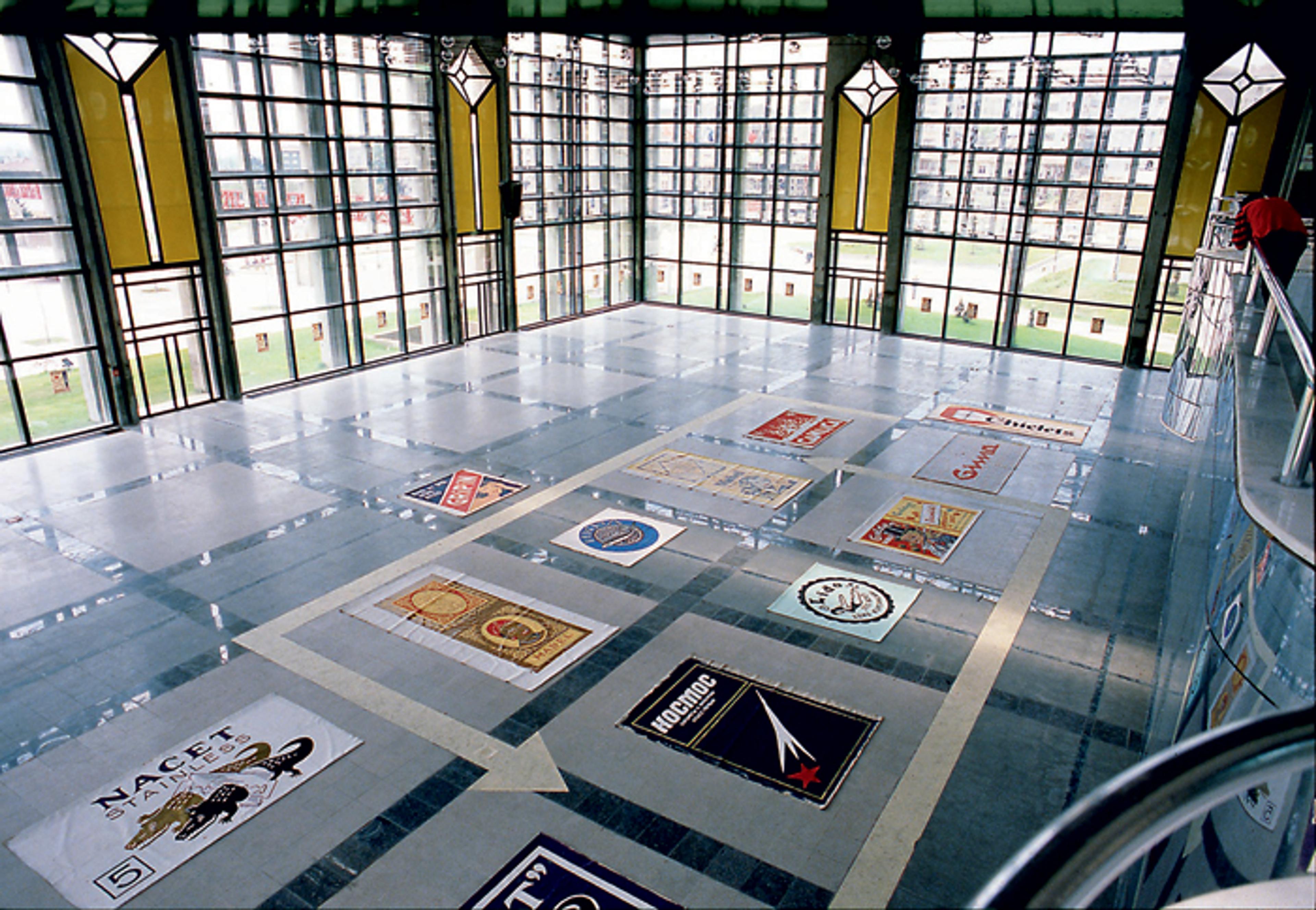 From the exhibition Popular Myths and Graphic Intertextuality (ANFA, Altınpark, Ankara, 1992) SALT Research, Hüseyin Bahri Alptekin Archive