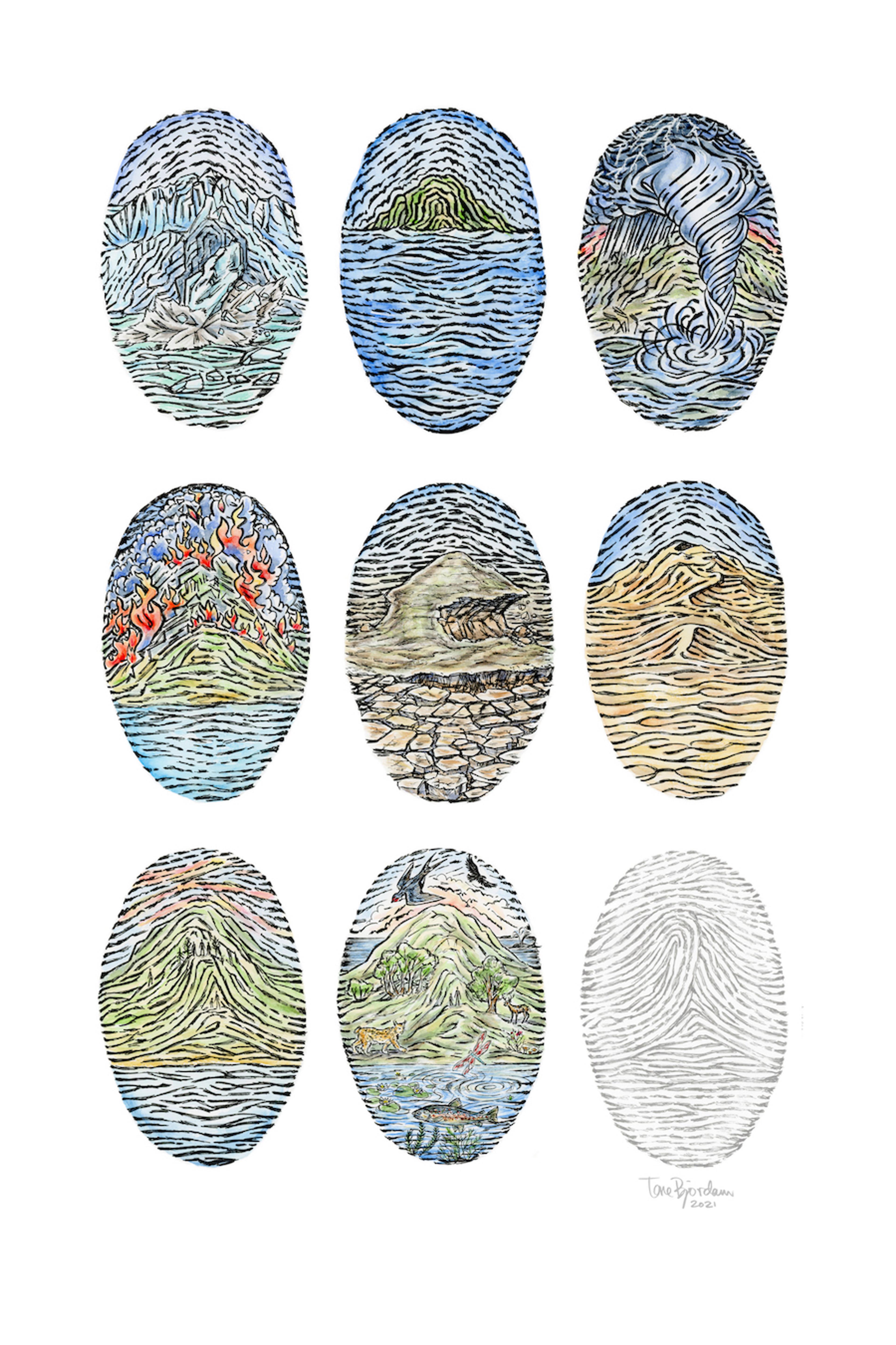 Fingerprint Scenarios , Tone Bjordam, 2021