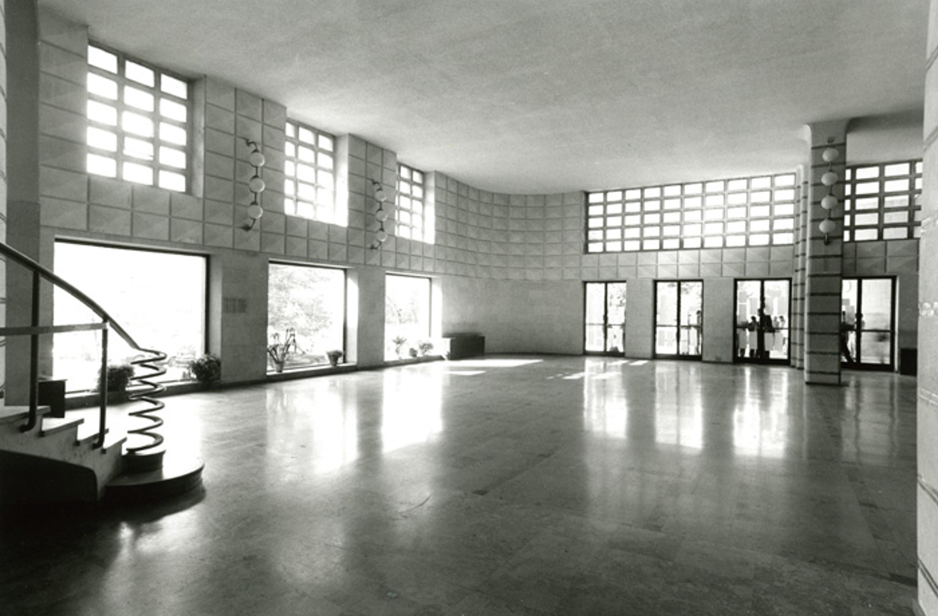 Photo by Markus Hilbich Entrance hall of Ankara University Faculty of Languages, History and Geography, designed by Bruno Taut (1937-1940)