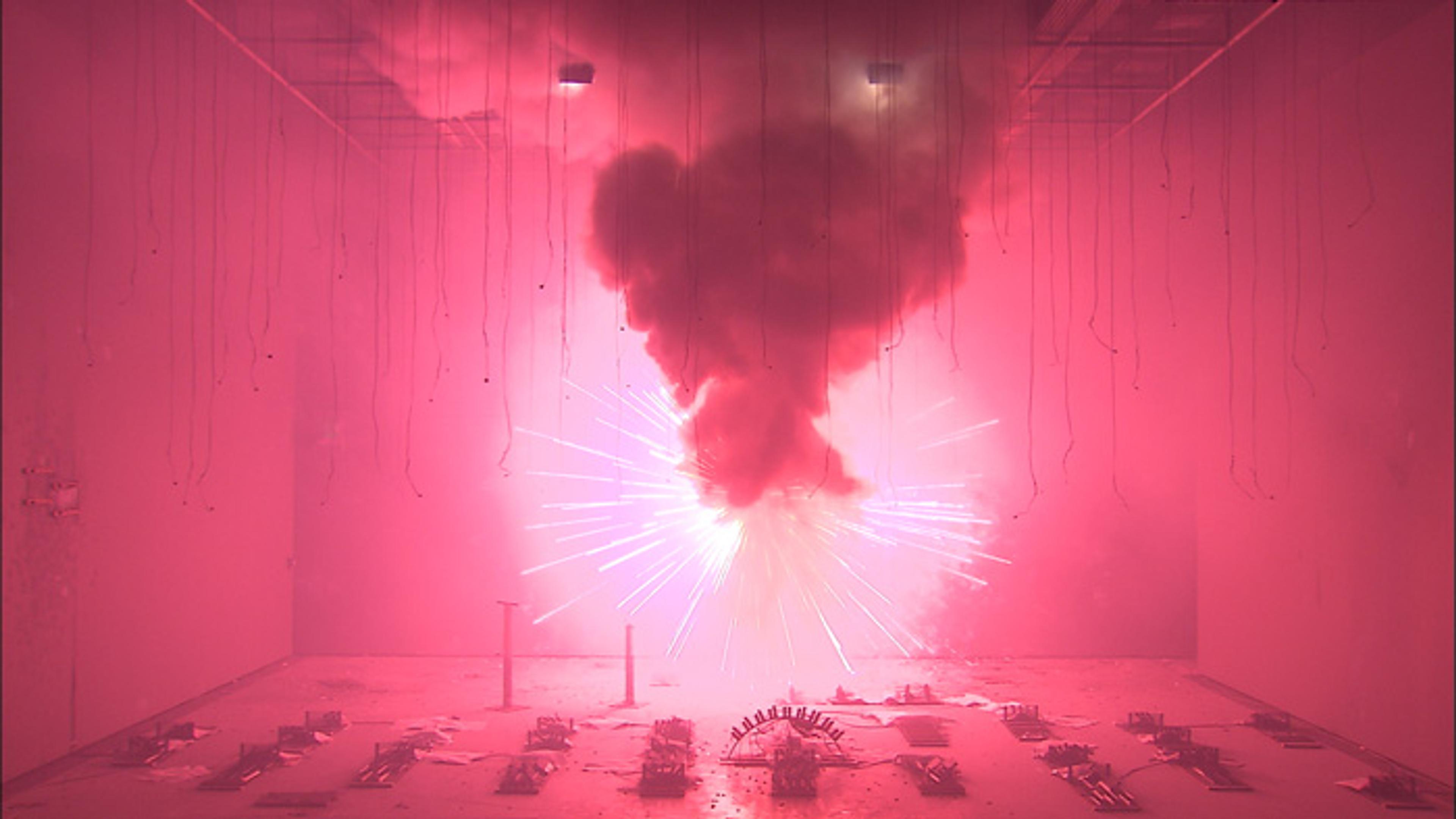 Nick Crowe ve Ian Rawlinson, The Fireworks , 2007 Still from video