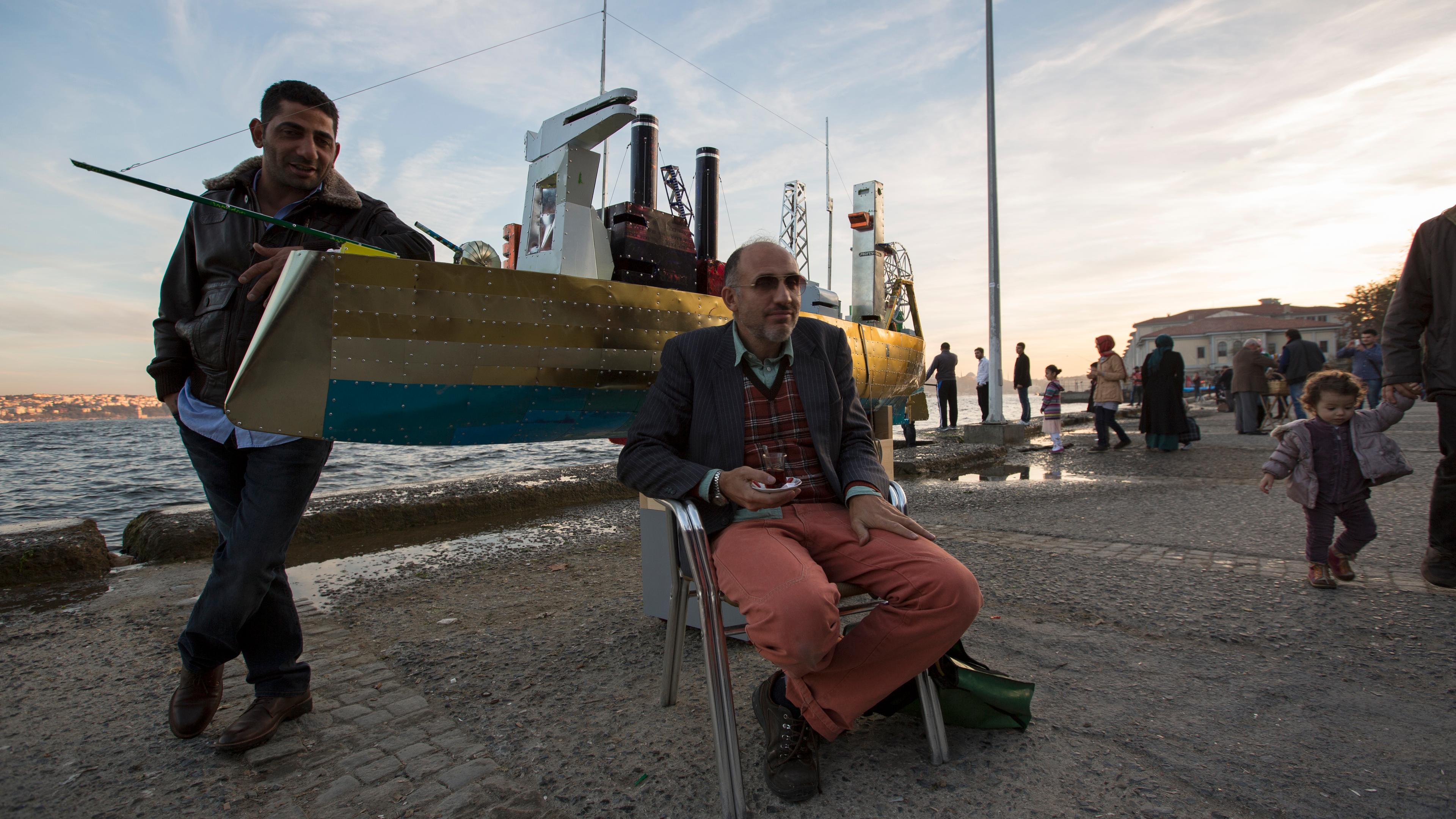 Antonio Cosentino, Escape from Marmara Sea: The Stelyanos Hrisopulos , 2013 Photo: Tuğçe Şenoğul (2013)
