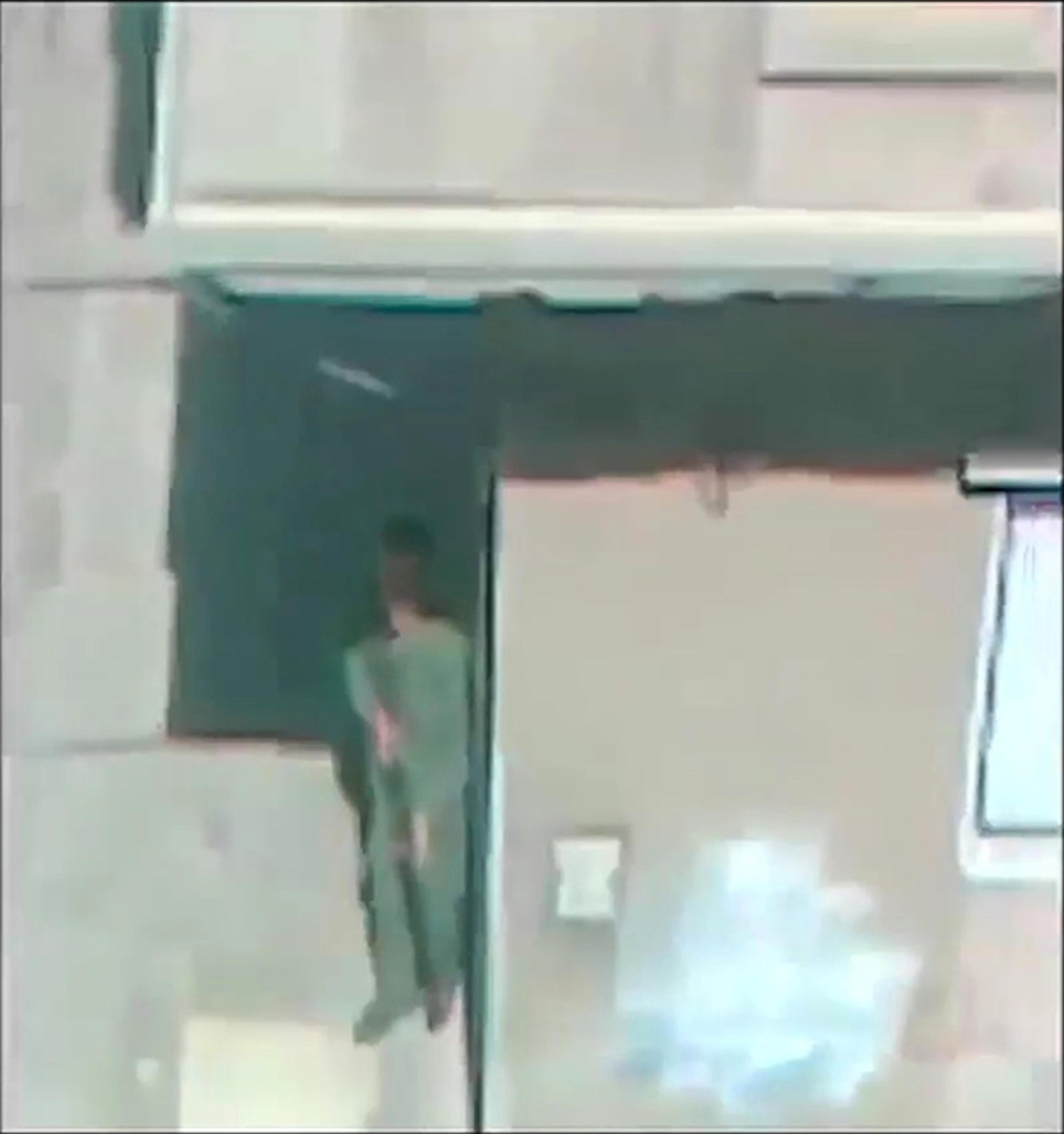 Video still from The Fall of a Hair part 1 of The Pixelated Revolution (2012). Commissioned and produced by dOCUMENTA (13), with the support of Sfeir-Semler Gallery, Beirut/Hamburg. Courtesy the artist and Sfeir-Semler Gallery, Beirut/Hamburg.