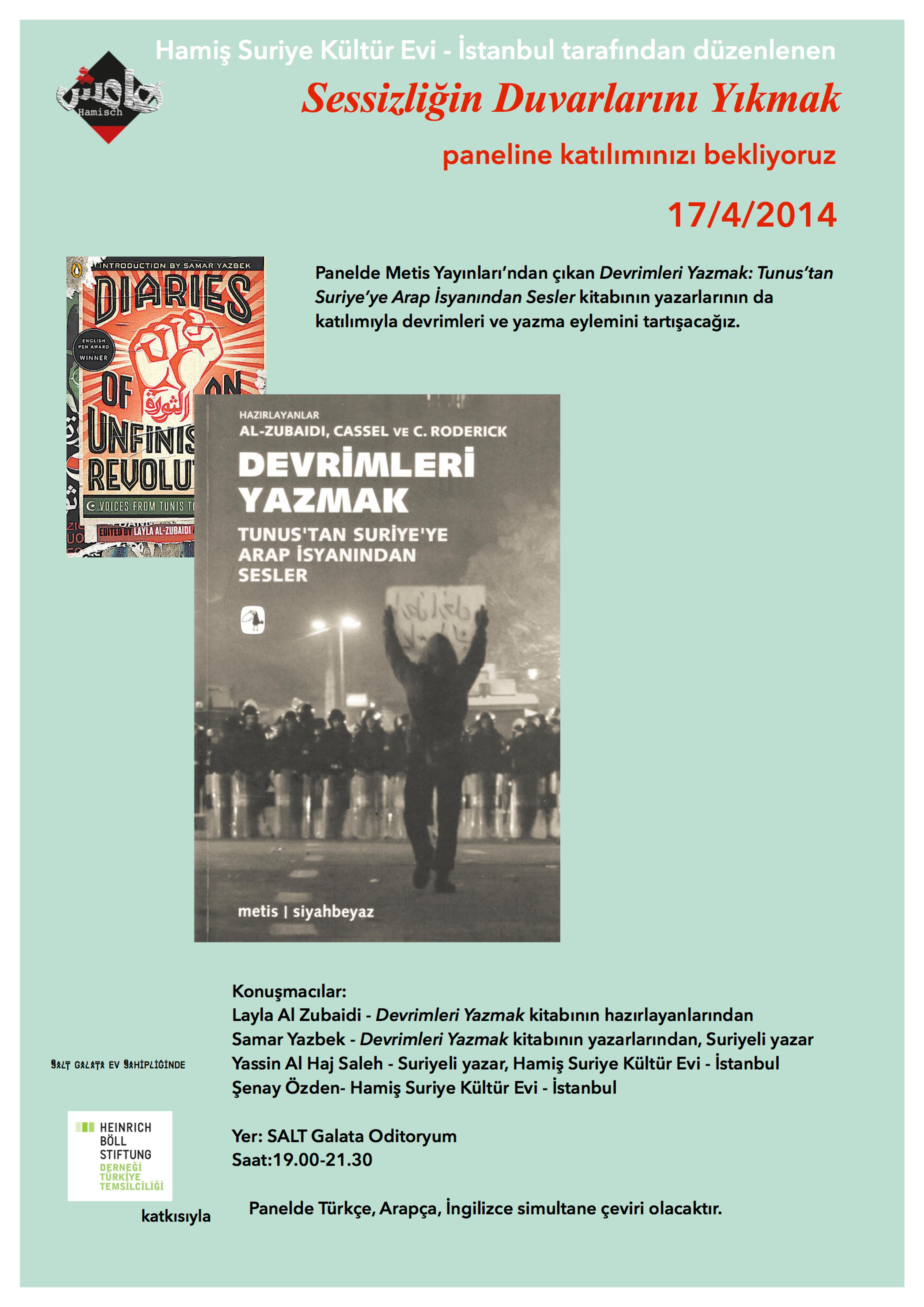 Panel: Sessizliğin Duvarlarını Yıkmak