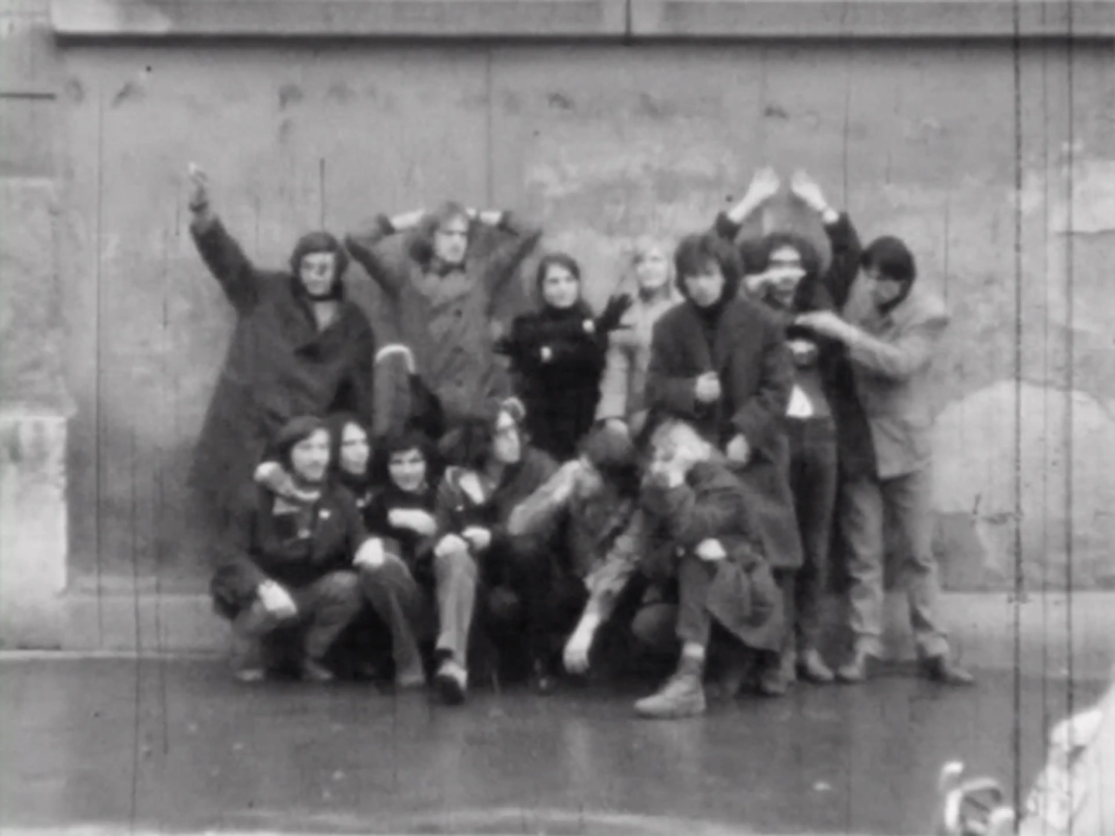 OHO Group, Project 7 - An Exercise With a Whistle in the Streets of Ljubljana (Ljubljana, 1969)