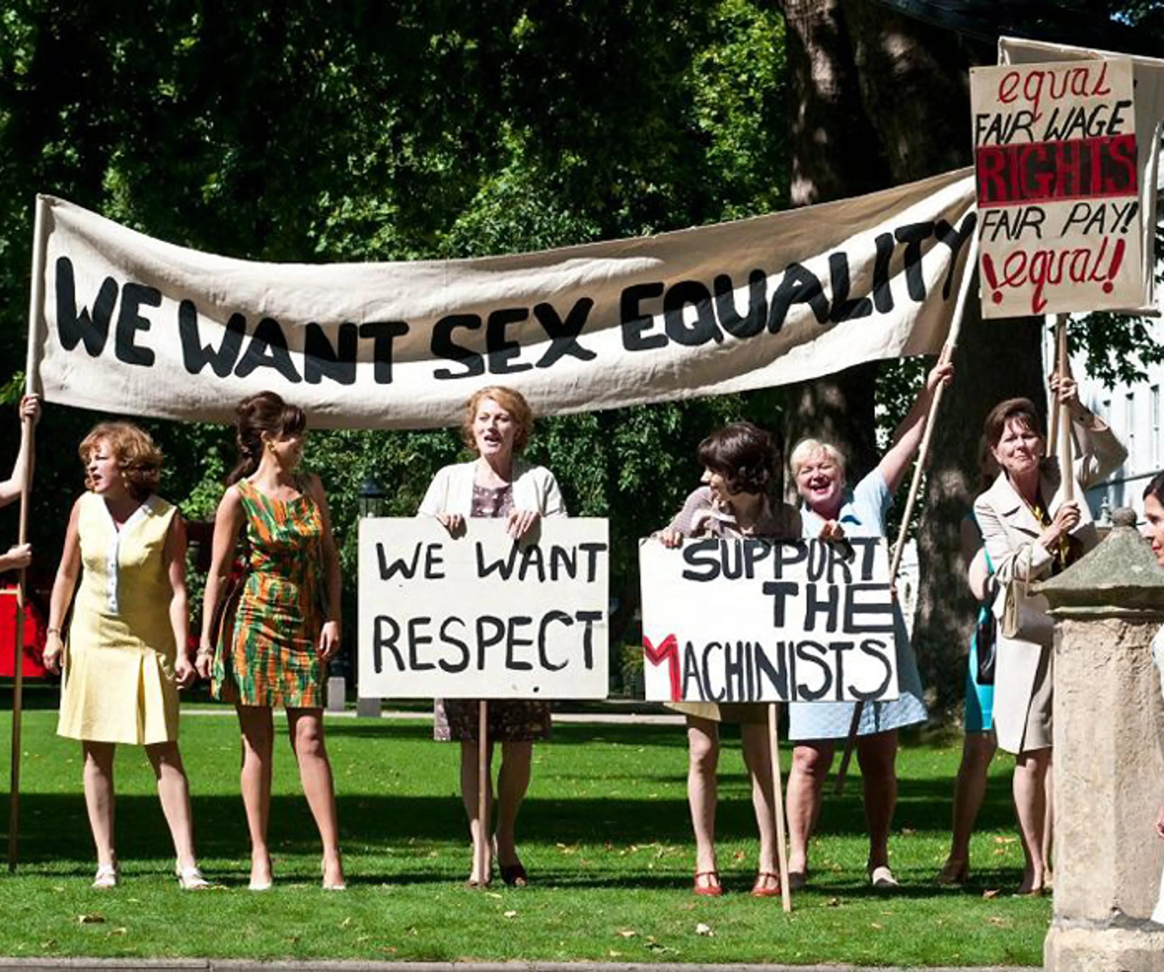 Made in Dagenham [Kadinin Fendi] filminden görüntü