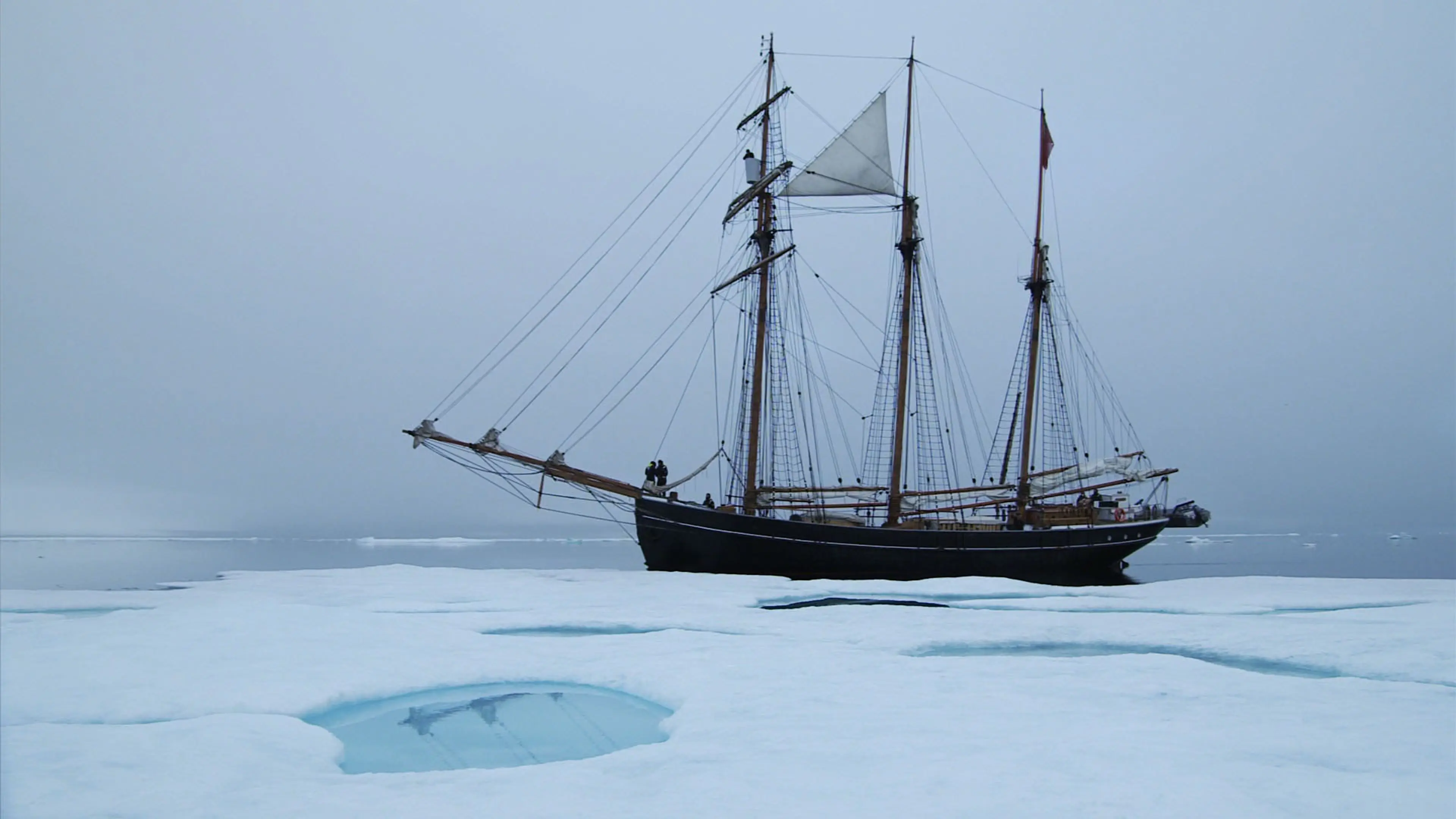 Still from the film Expedition to the End of the World (2013)