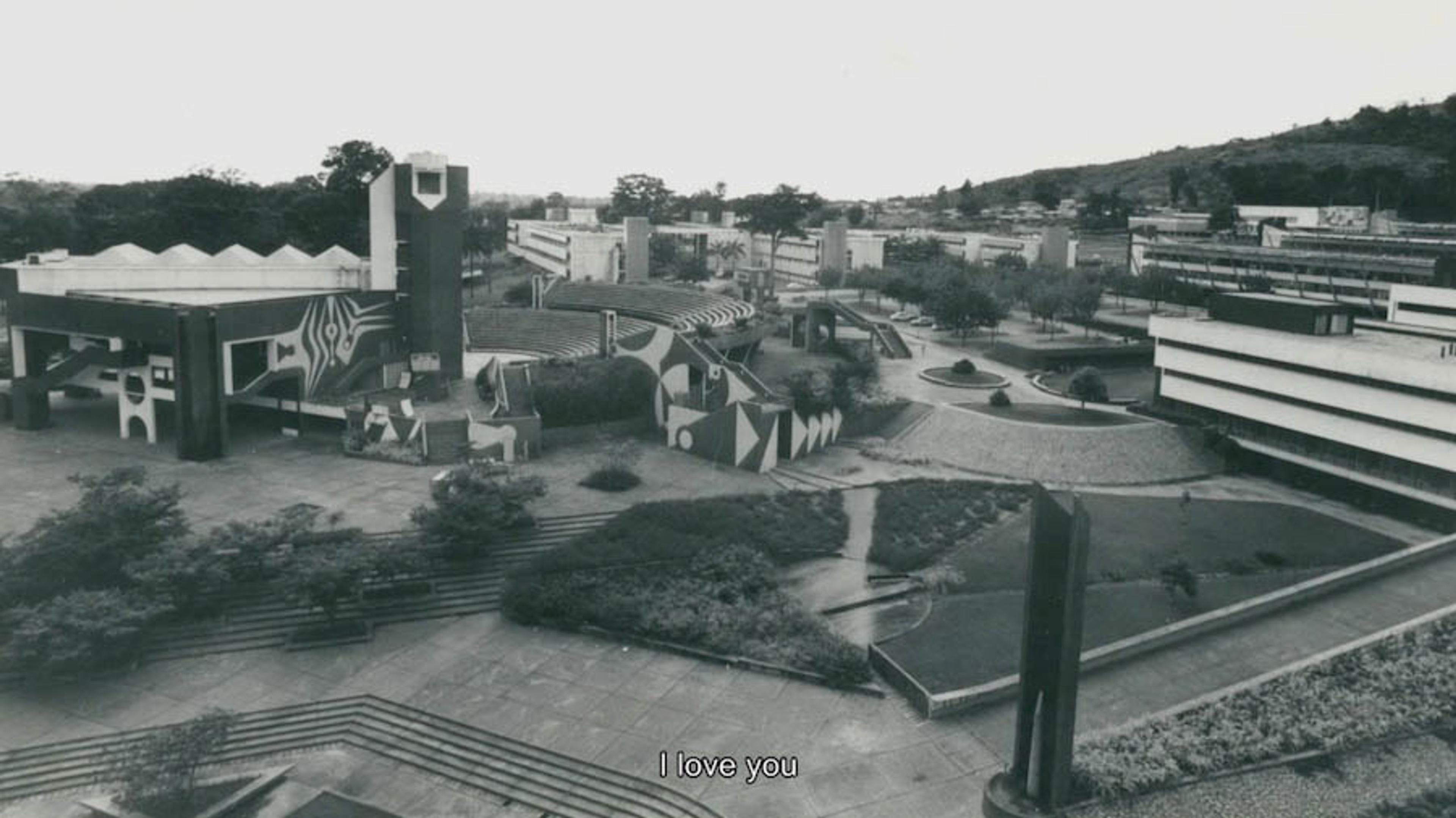Still from Scenes from the Most Beautiful Campus in Africa (2019) with the courtesy Zvi Efrat