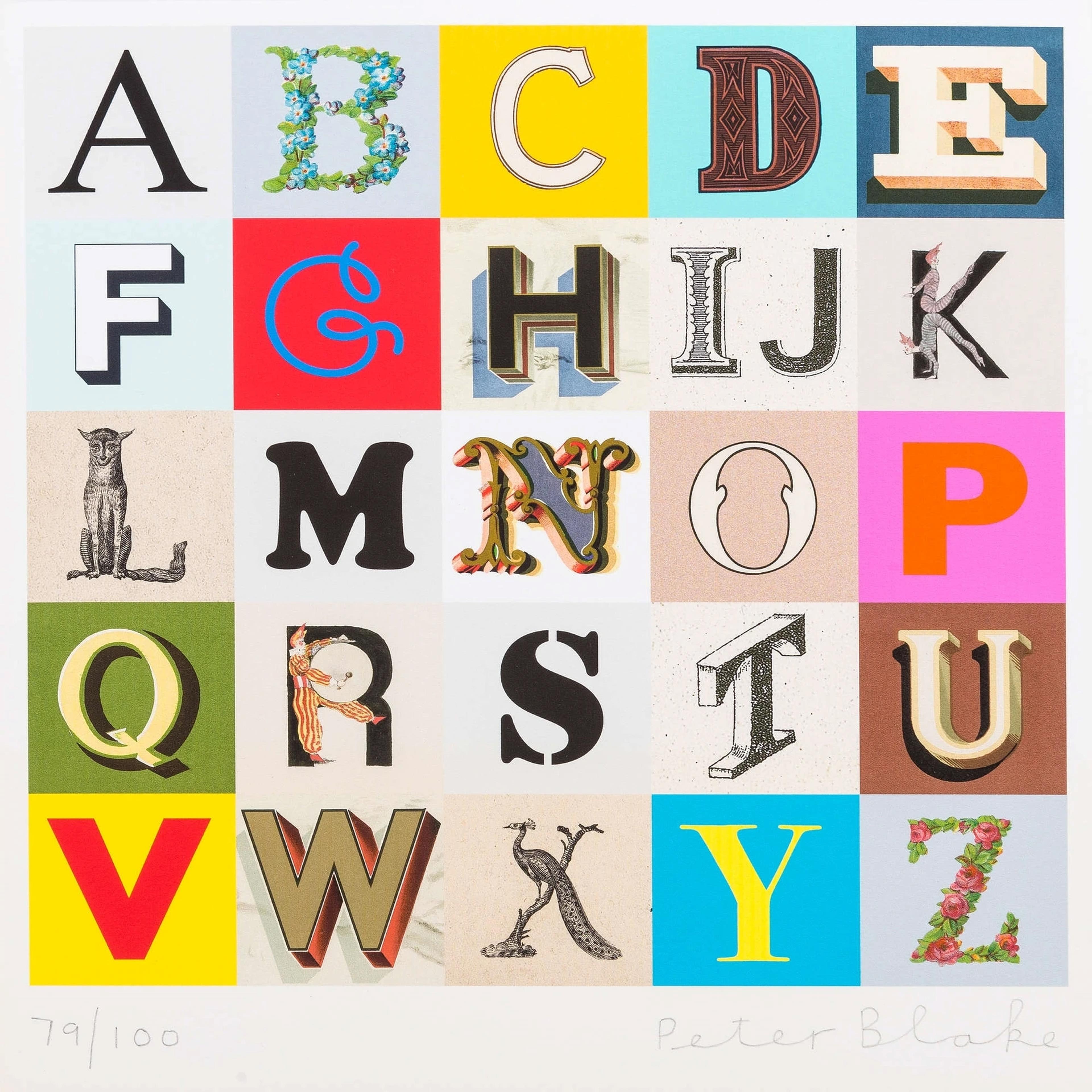 Peter Blake, Alphabets, 2010
