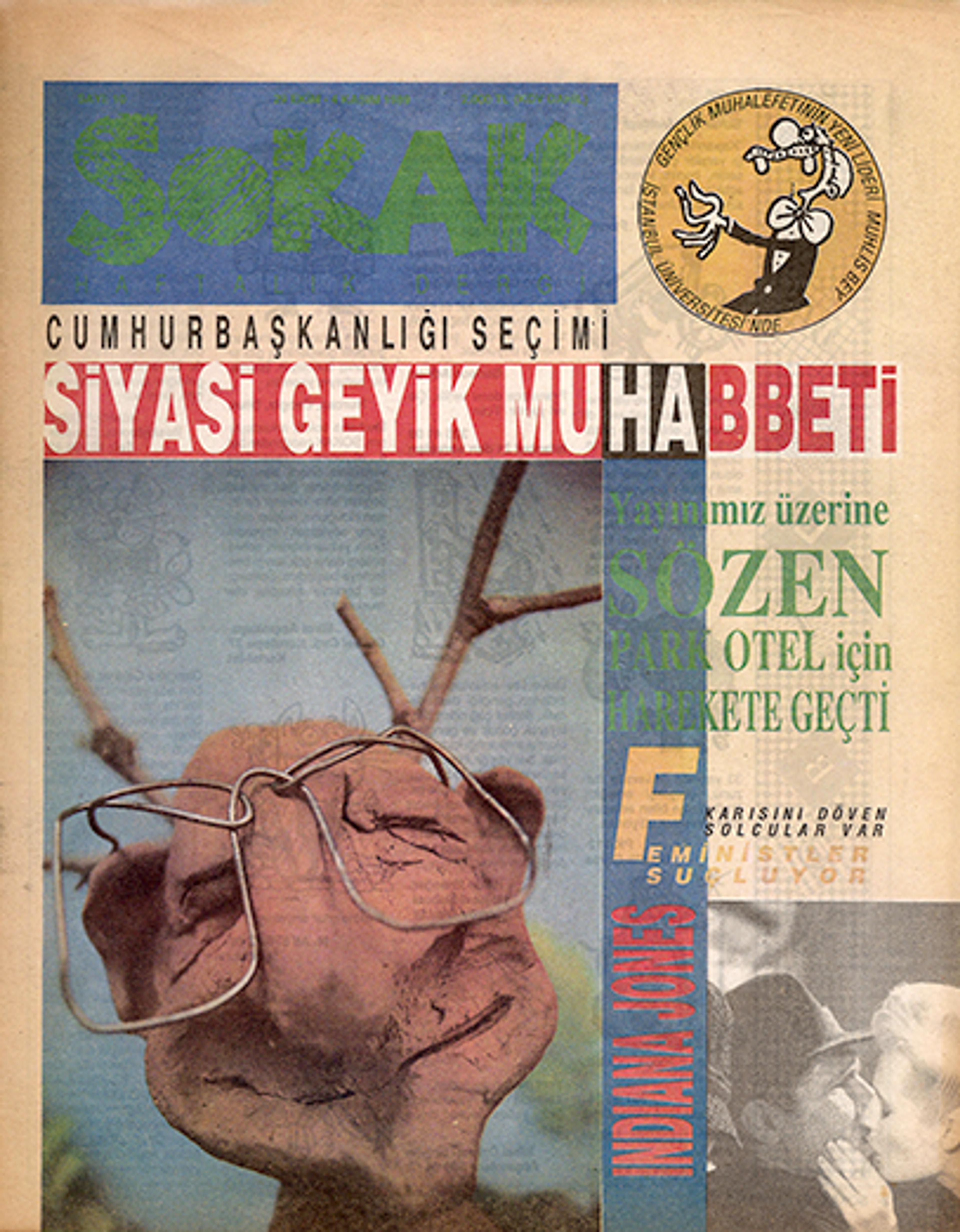 Sokak magazine, no 10, 29.10.1989 - 04.11.1989 Archive: Murat Öneş