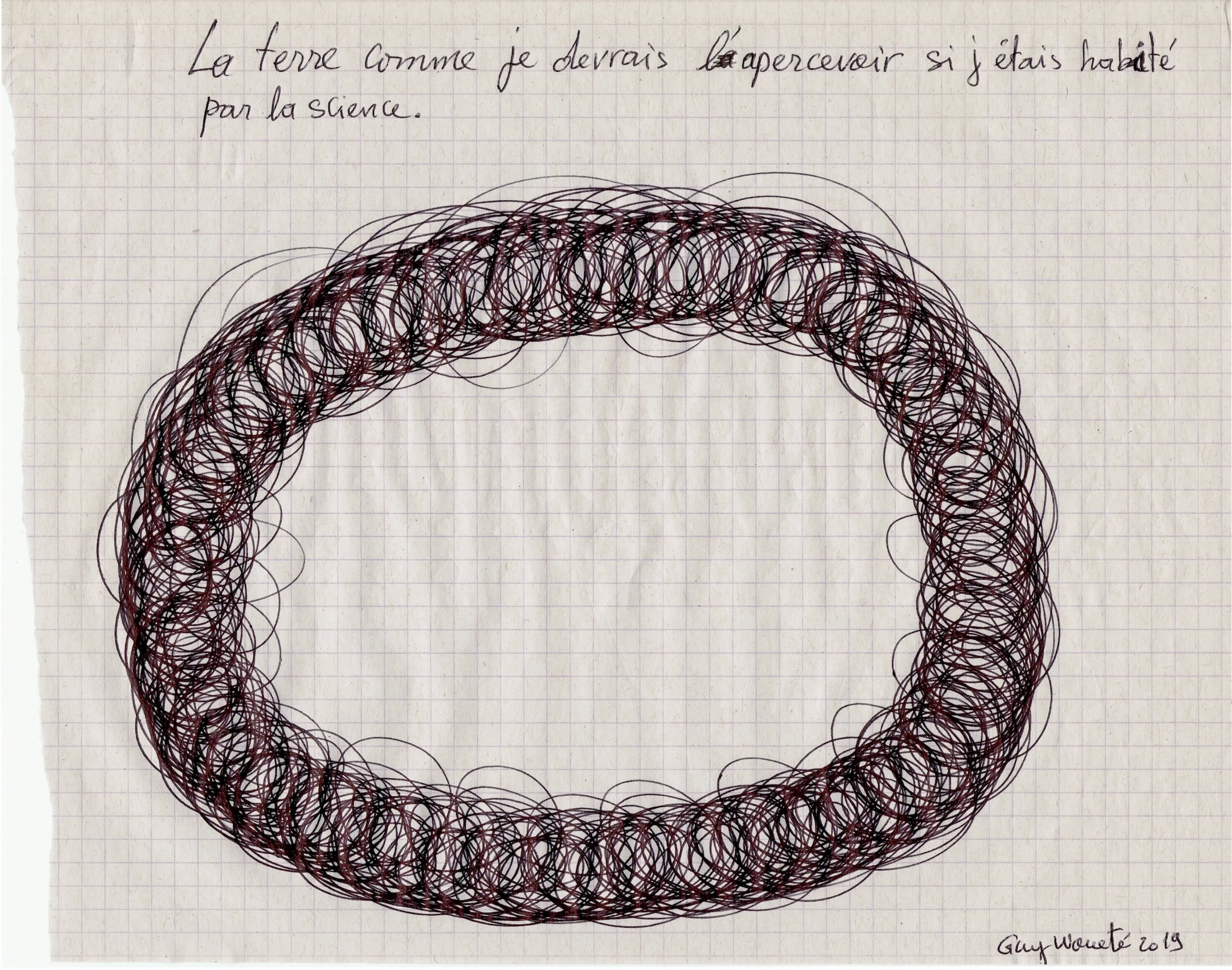01 La Terre Comme Je Devrais Drawing Guywouete2019