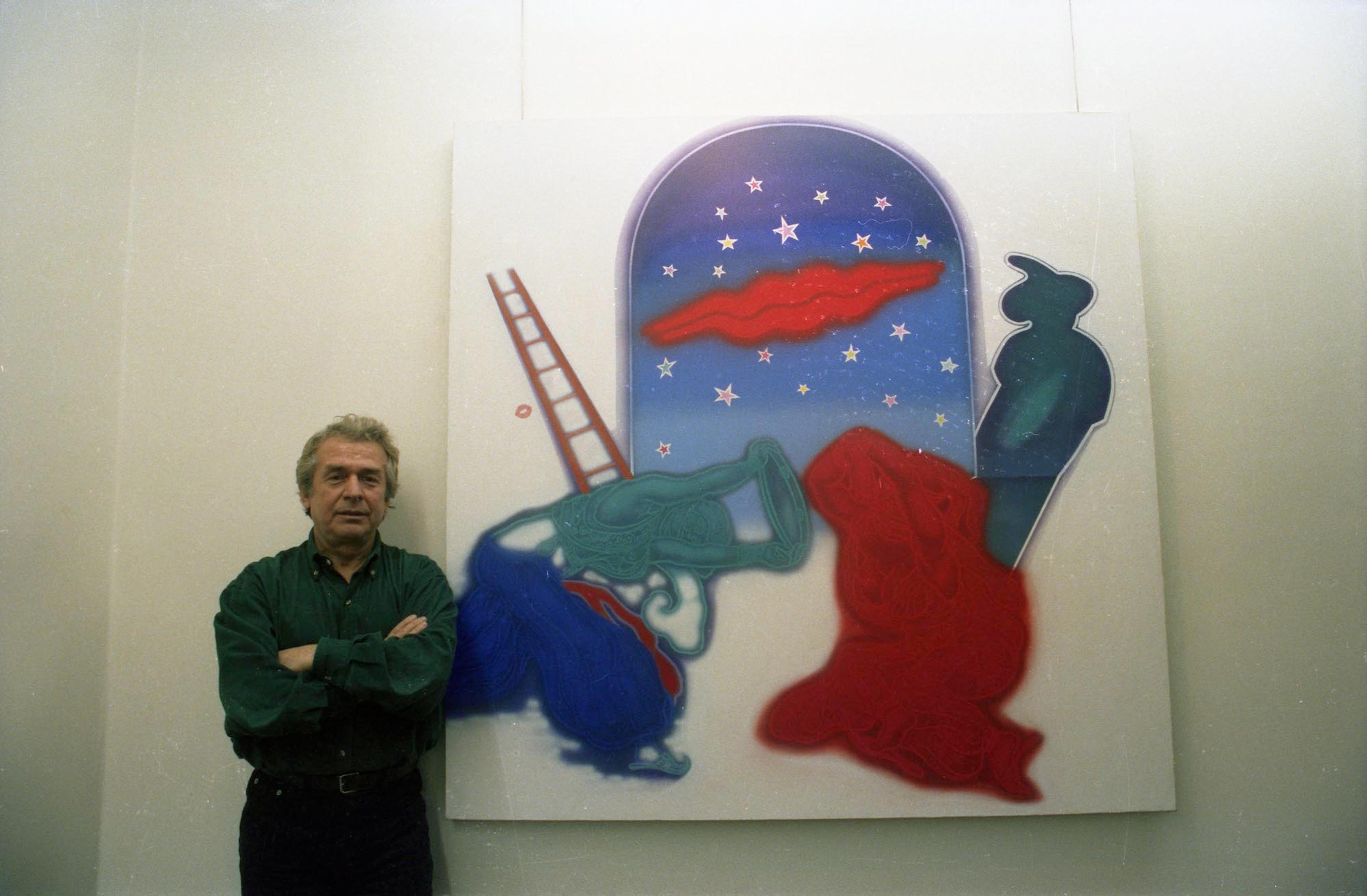 Mustafa Altıntaş, Saraydan Kız Kaçırma - Mozart sergisinde, Mine Sanat Galerisi, İstanbul, 1998