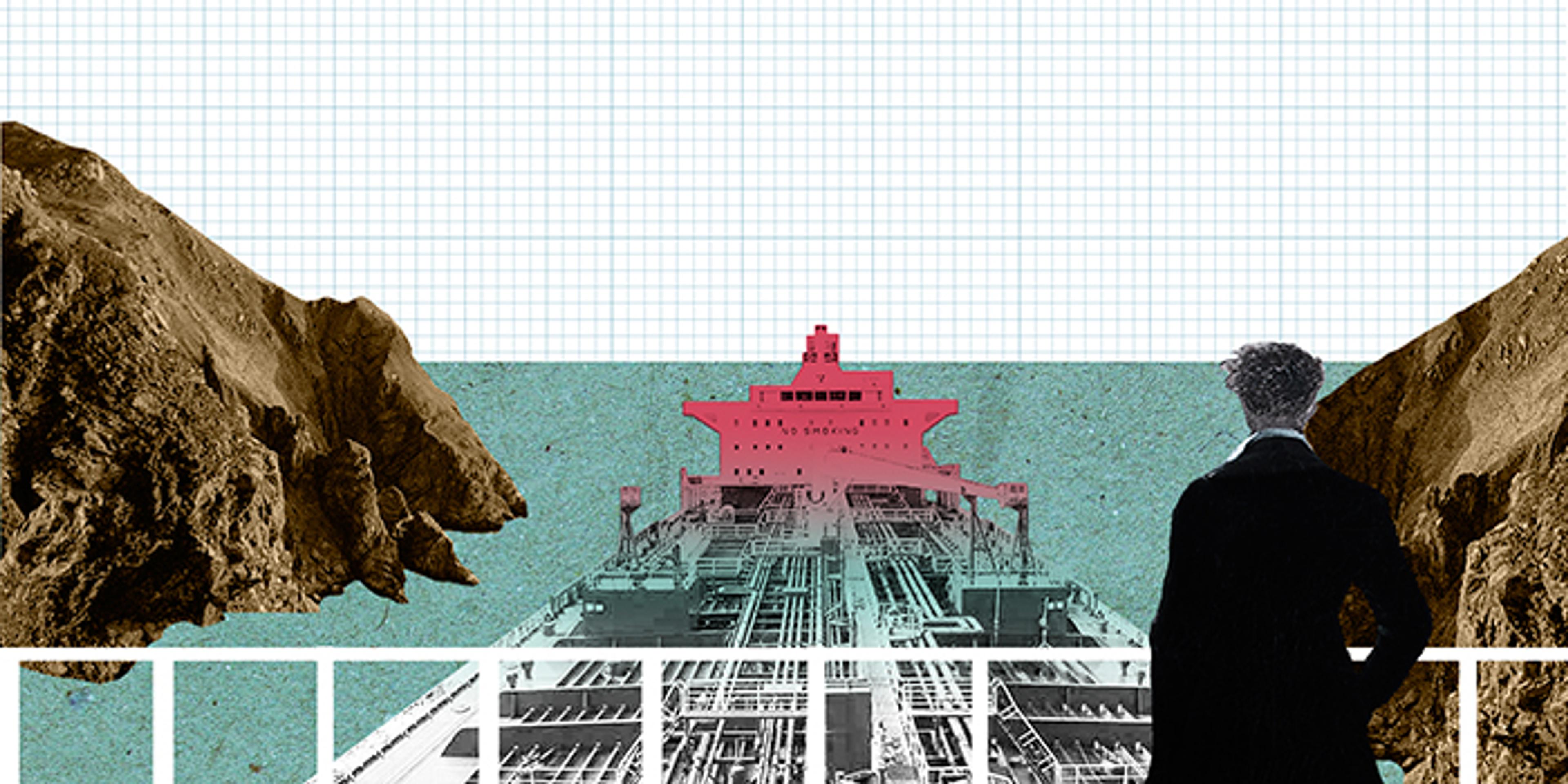 WANDERER ABOVE THE TANKER Still from the silent film Courtesy Neyran Turan
