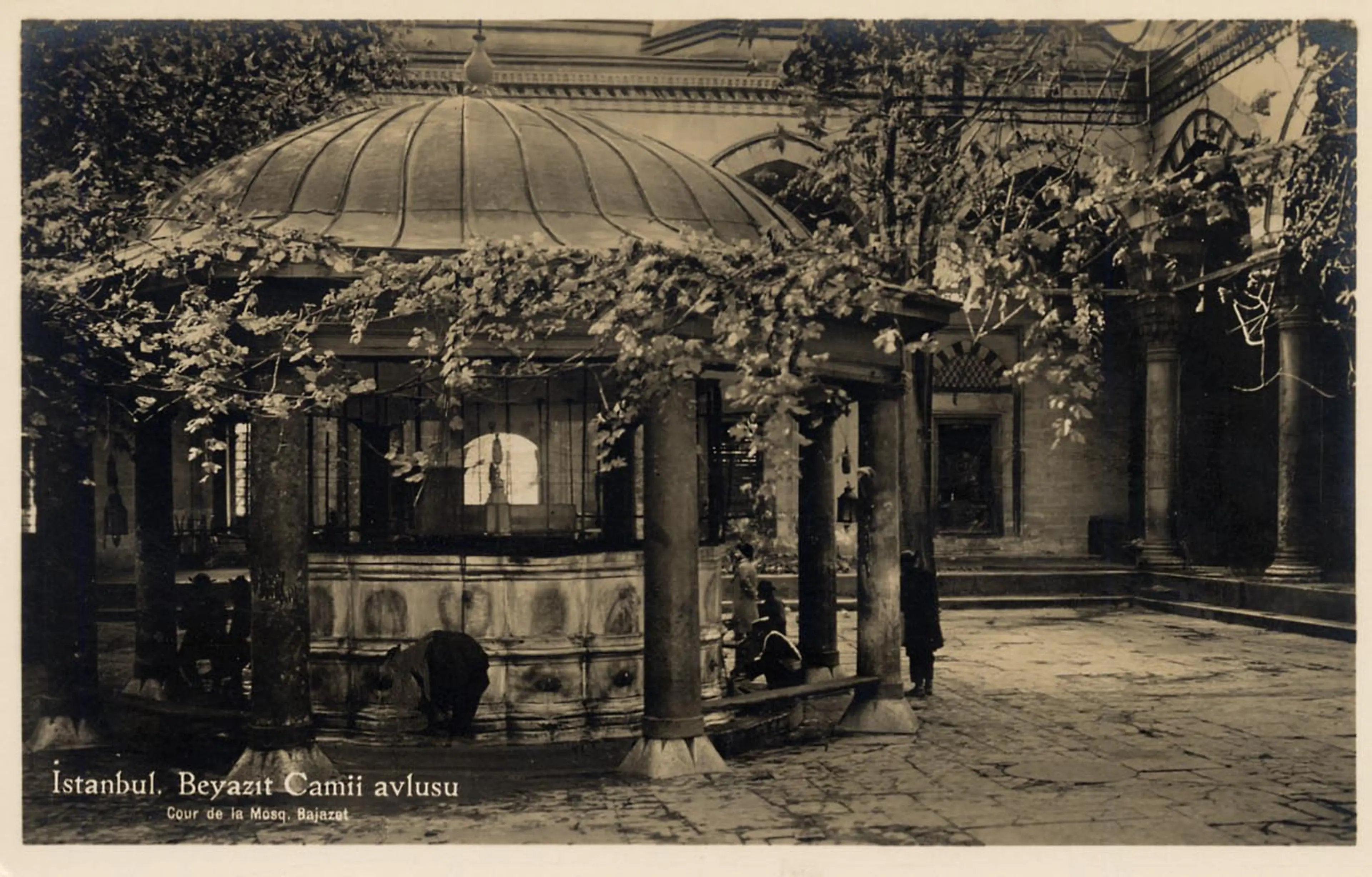 Beyazıt Camii avlusu SALT Araştırma, Fotoğraf ve Kartpostal Arşivi