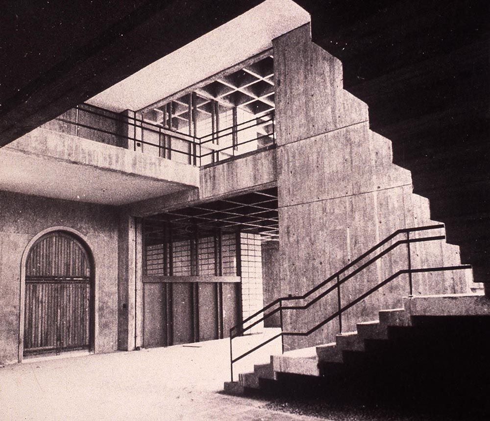 ODTÜ Mimarlık Fakültesi, iç mekân, 1960’lar ODTÜ Mimarlık Fakültesi, iç mekân, 1960’lar