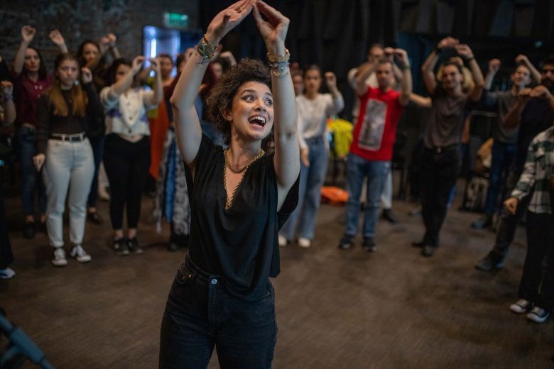 1 18 Vokal Akademi çalışmalarından bir kare, 2023
Fotoğraf: Emirkan Cörüt