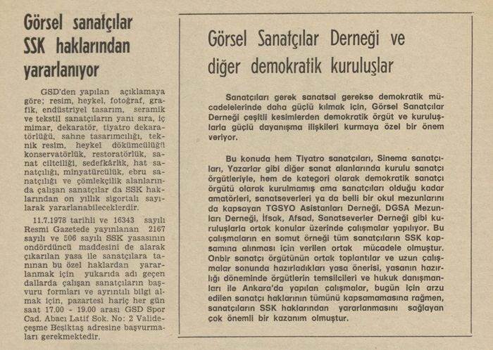 Görsel Sanatlar (March 1979)                                                                                                                                                                                                                                    <i>Görsel Sanatlar</i> (Mart 1979)