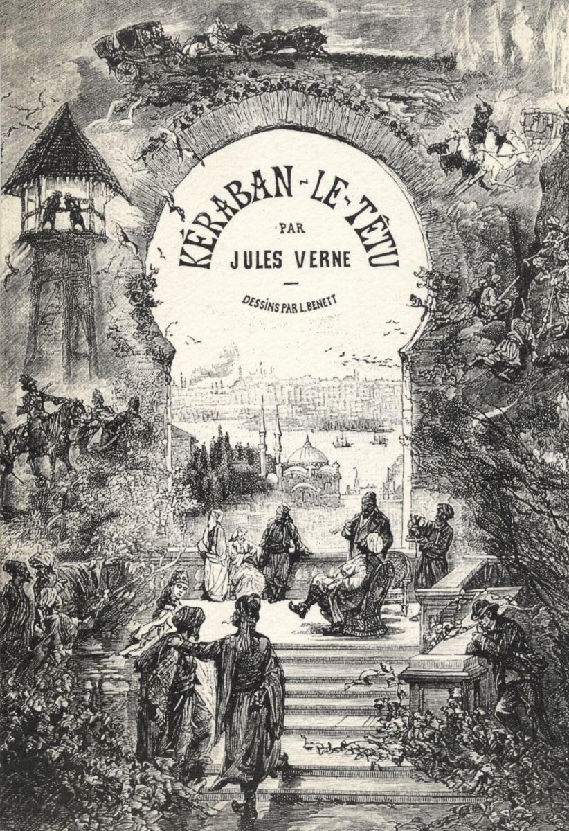 Hba 21 Jules Verne, <i>Kéraban-le-Têtu</i>, 1883 (kitap kapağı)