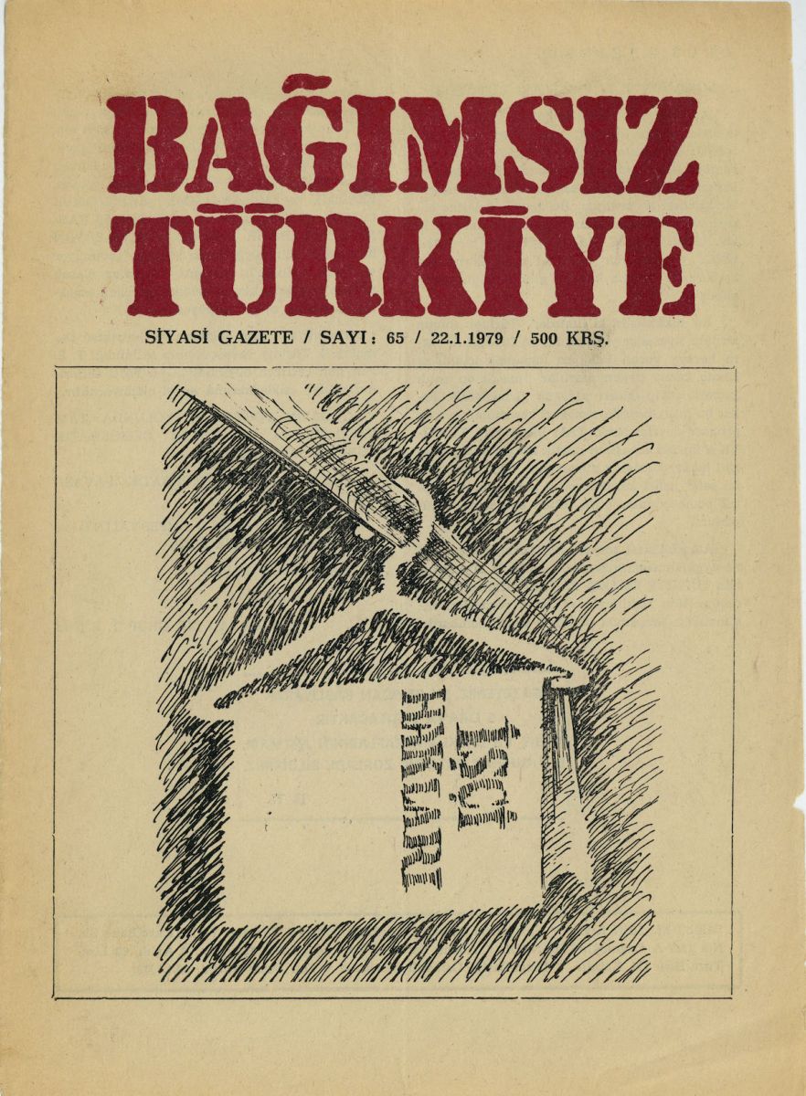 Image Bt 17 22 Ocak 1979 tarihli <i>Bağımsız Türkiye</i> kapağı<br />
Sadık Karamustafa’nın izniyle